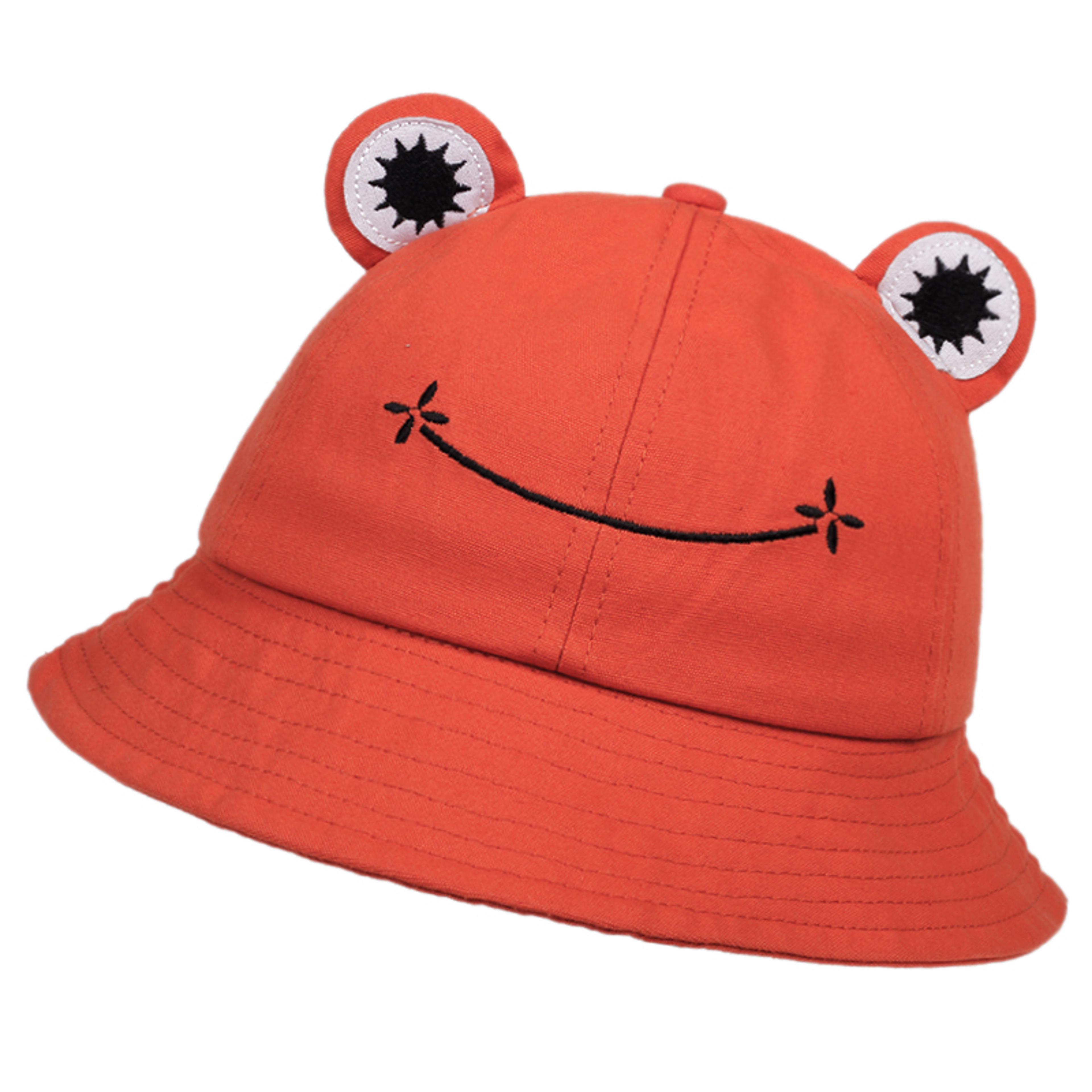 Cute Frog Bucket Hats Women Bucket Hat Women Summer Outdoor Sun Fishing Cap Cotton Wild Panama Hats 6