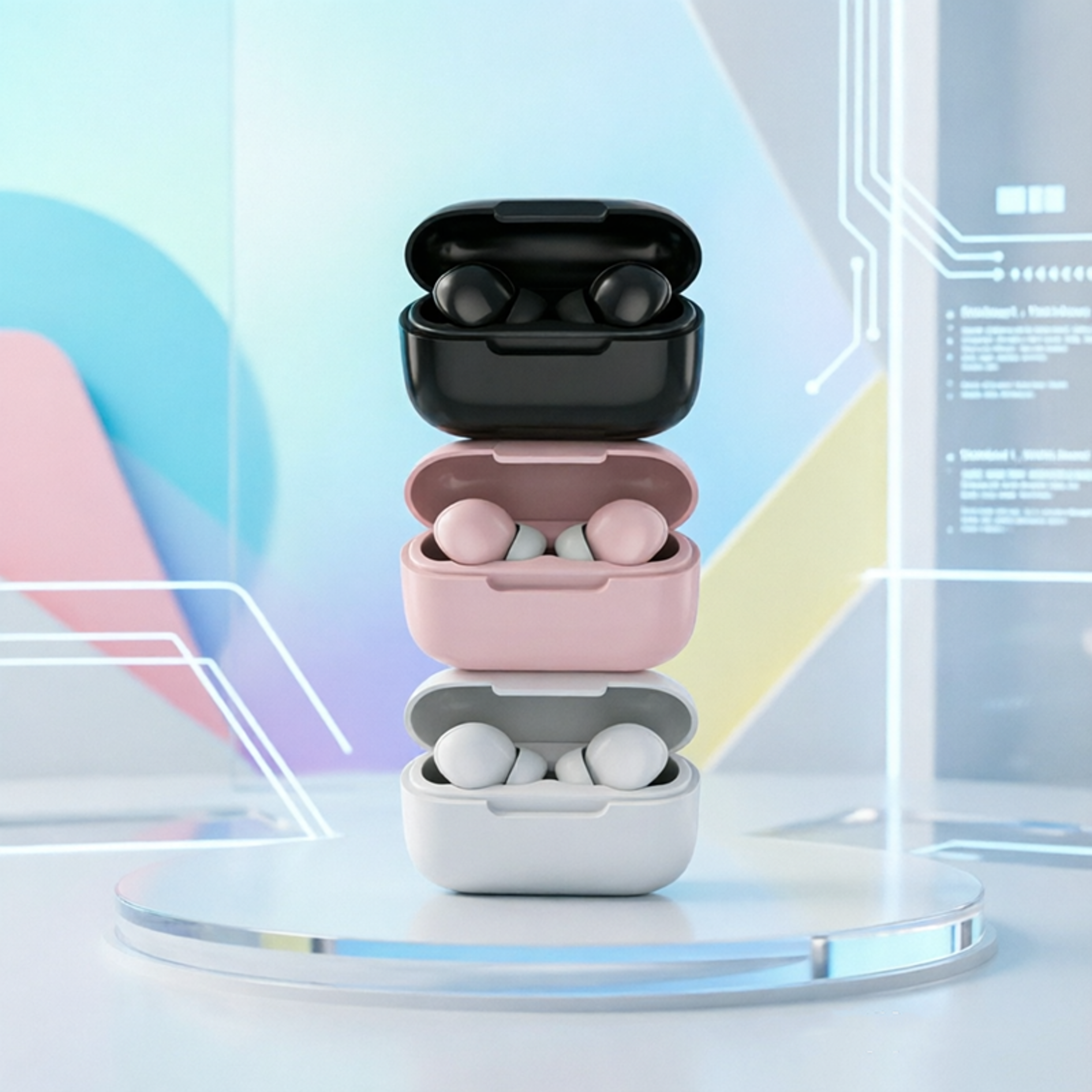 wireless bluetooth earbuds with noise reduction and hifi stereo sound