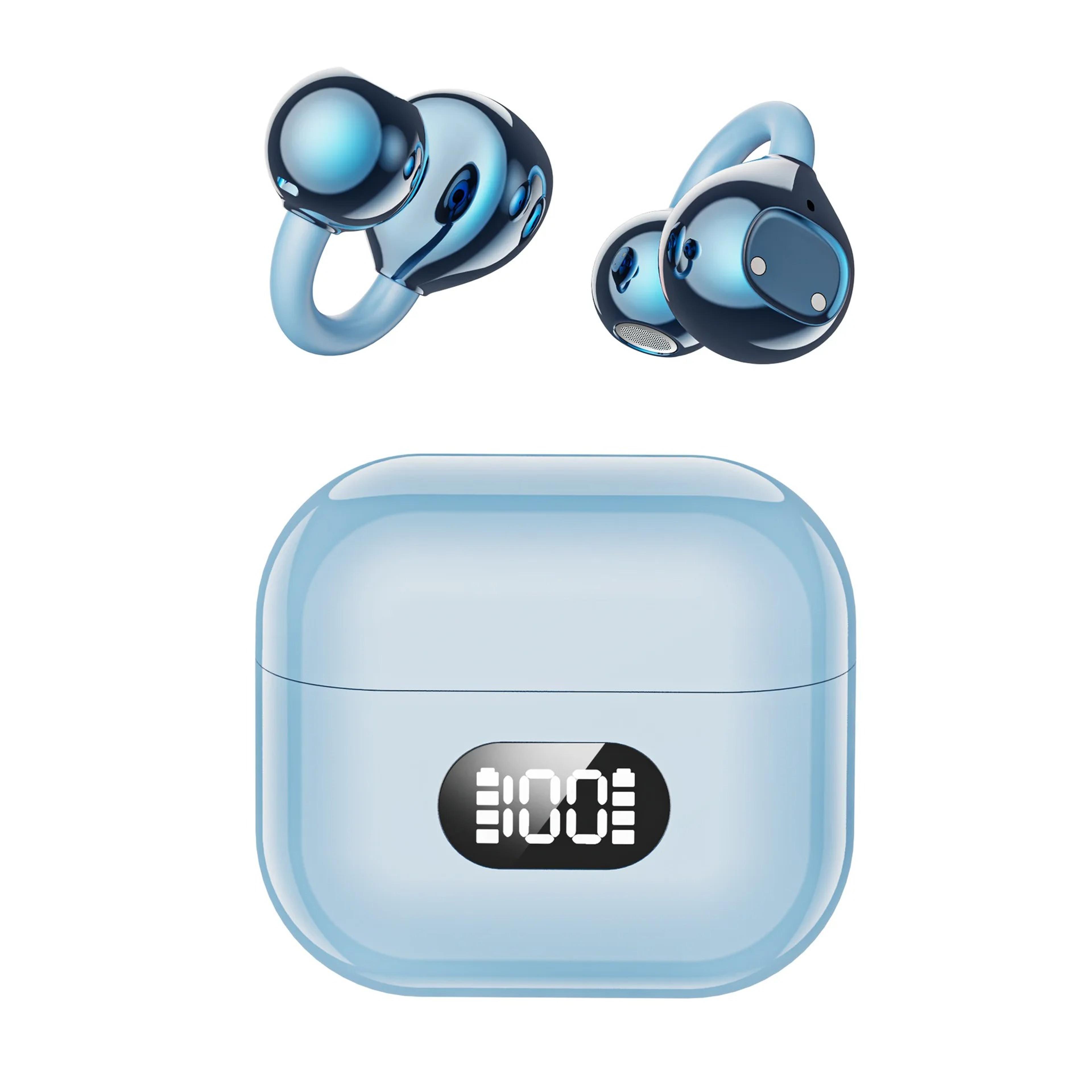 Open Ear Clip Bluetooth Earbuds With Touch Control For Sports 5