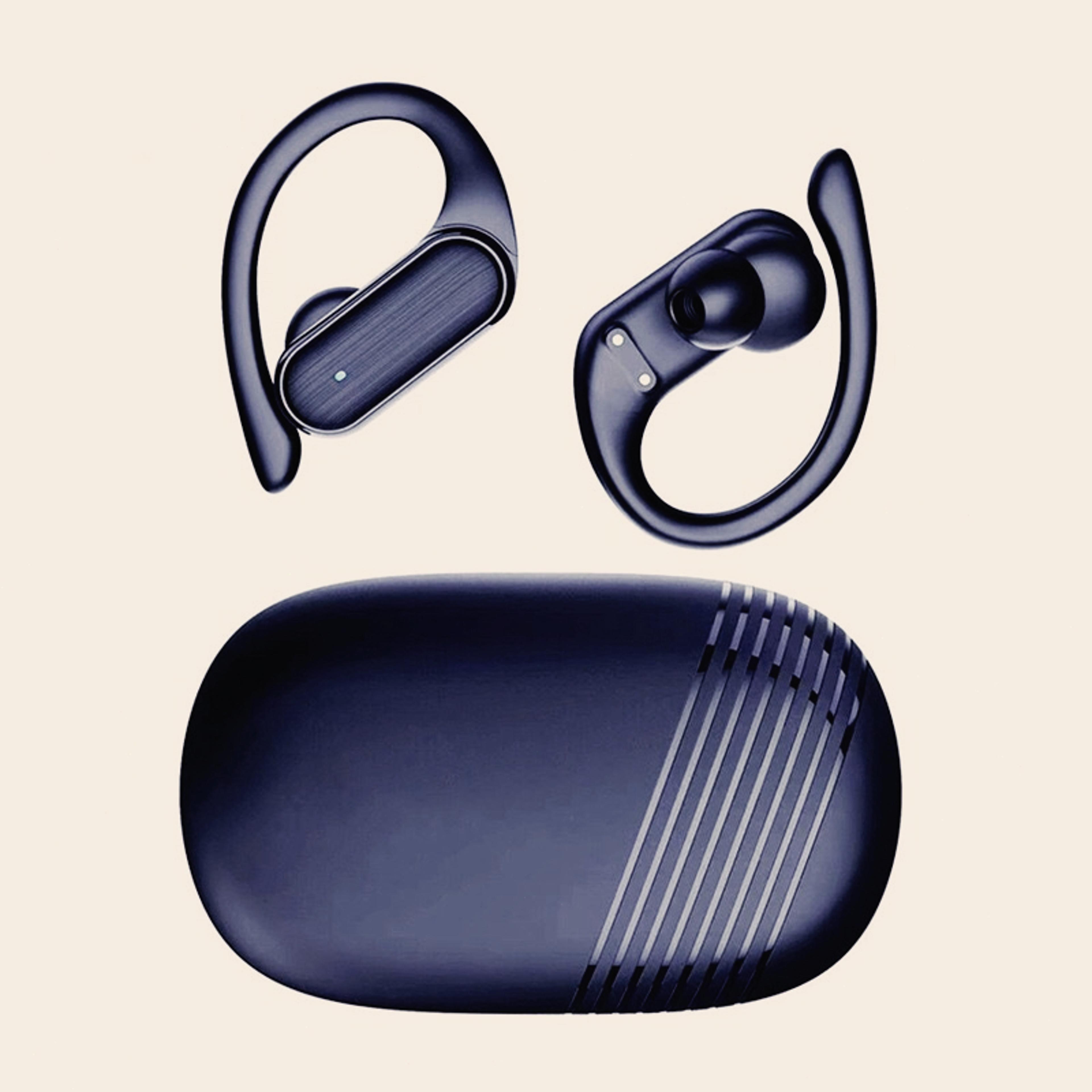 bluetooth wireless earbuds mini lightweight touch control sports earphones with clear stereo sound