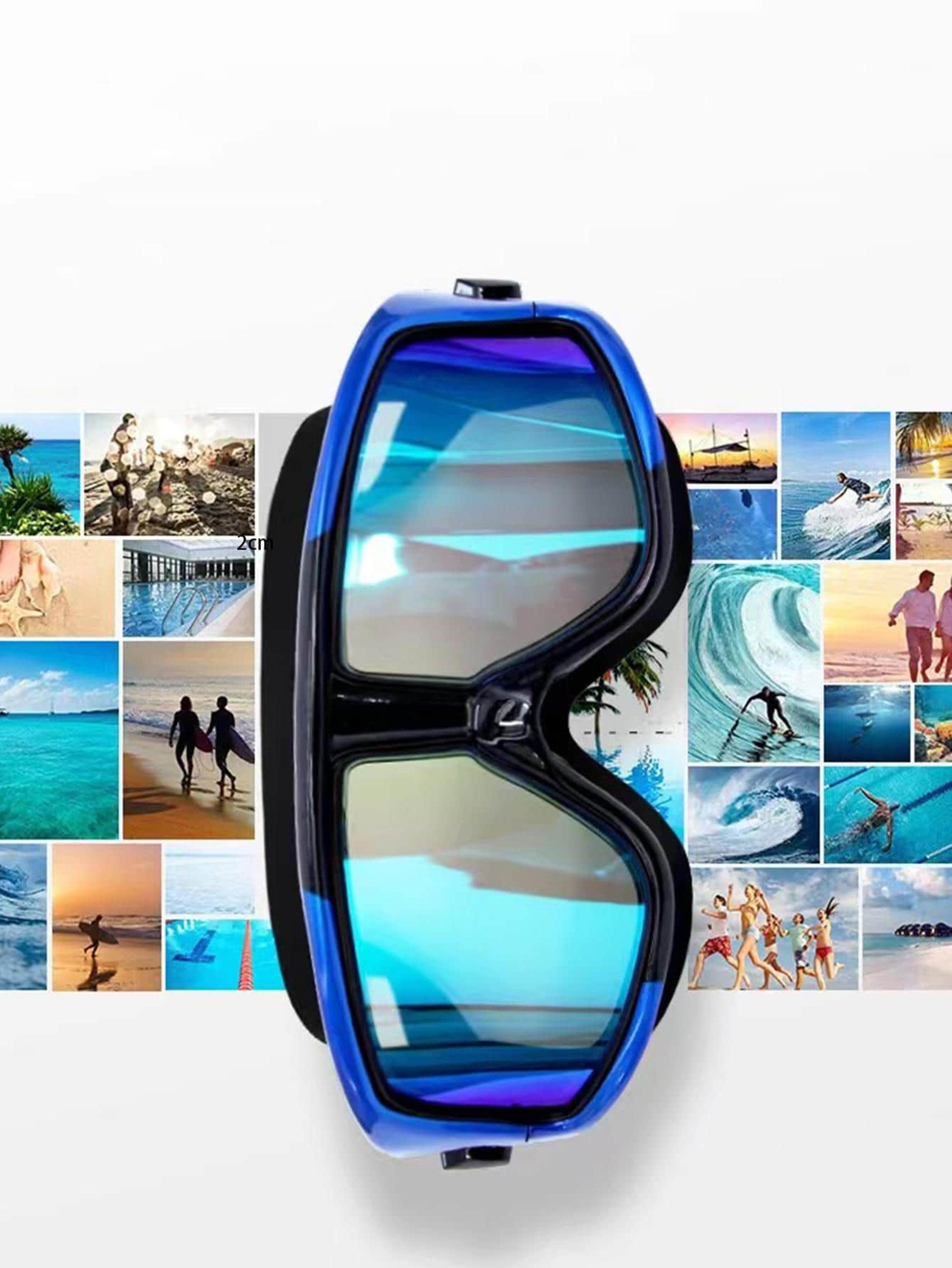 Anti Fog Swimming Goggles With Silicone Cap For Men Women 2