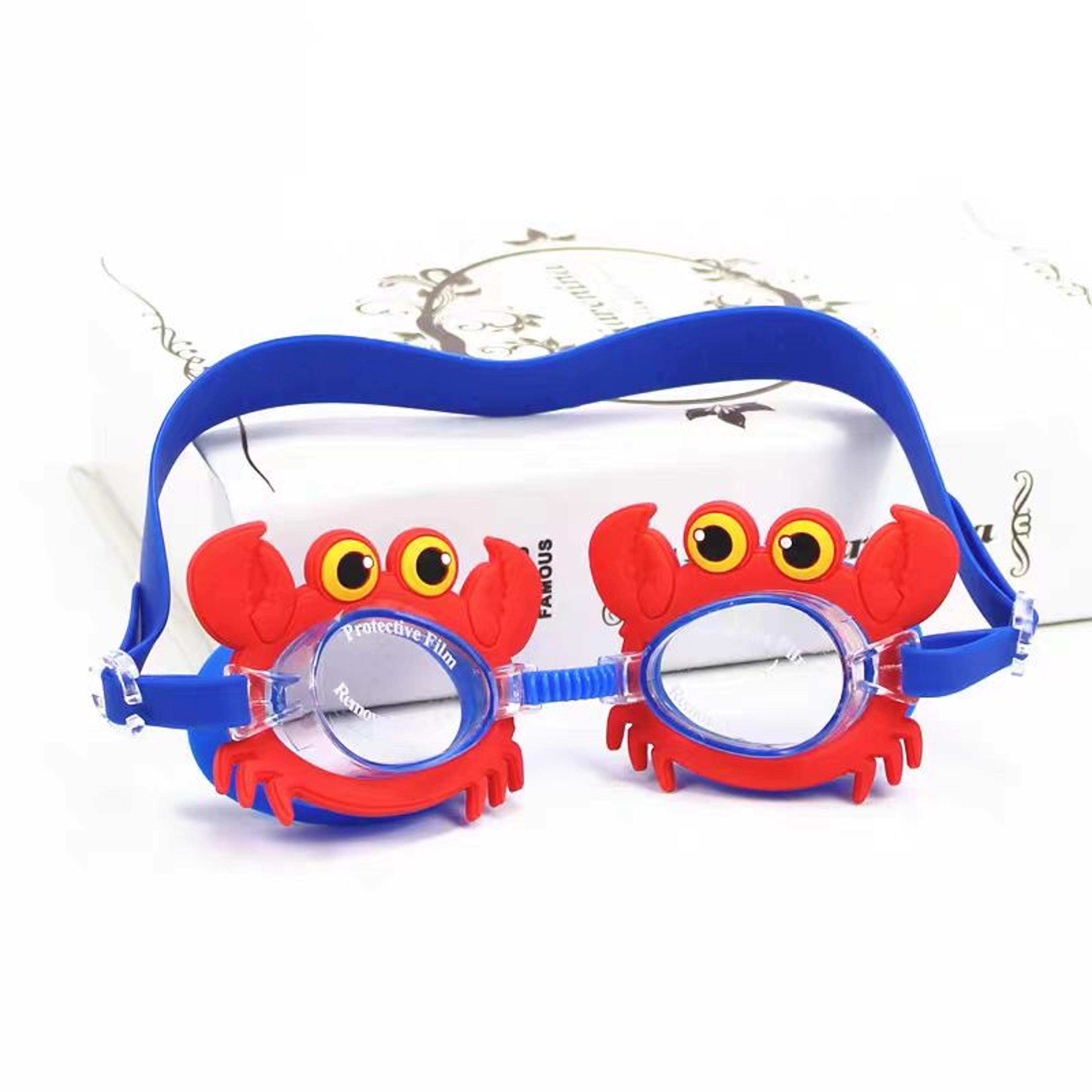 Crab Shape Kids Swimming Goggles Anti Fog Diving Mask For Children 5