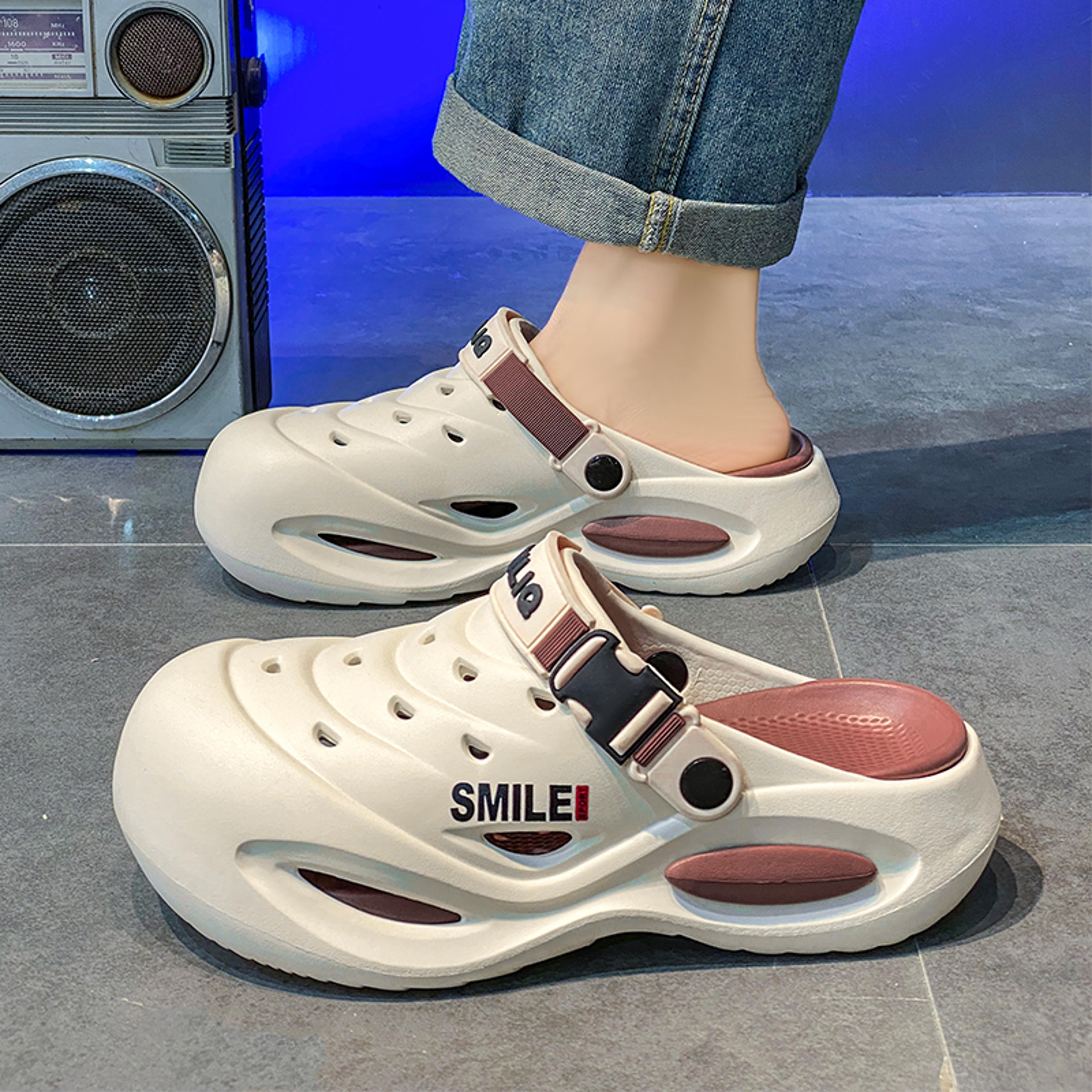 comfortable mens shoes, a pair of wear-resistant non-slip clogs for men, new sports beach shoes for outer wear