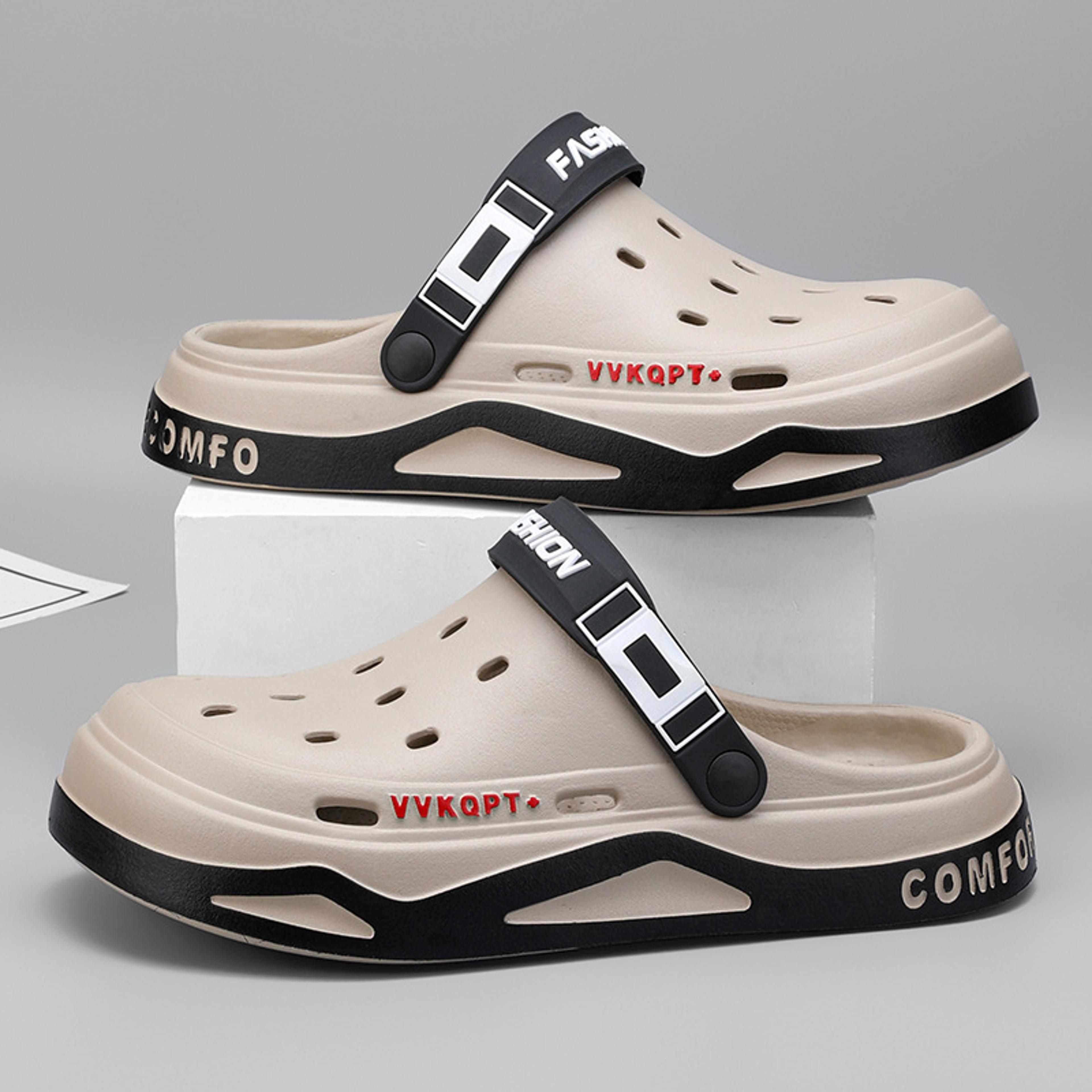 Men Summer Sandals Light EVA Clogs Outdoor Beach Shoes Platform Casual Male Garden Hole Slippers 8