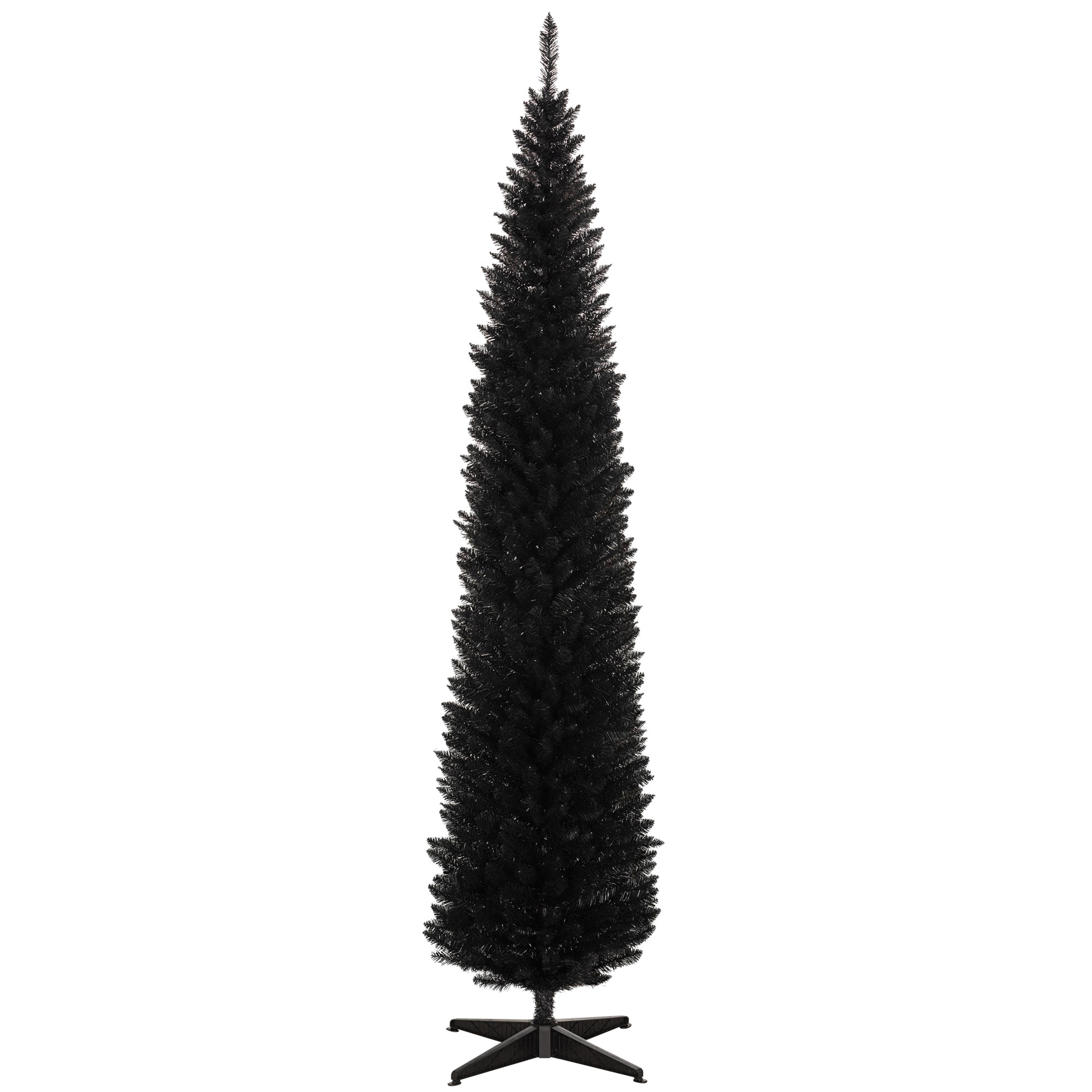 Artificial Christmas Tree Indoor Realistic Holiday Decoration Black 1