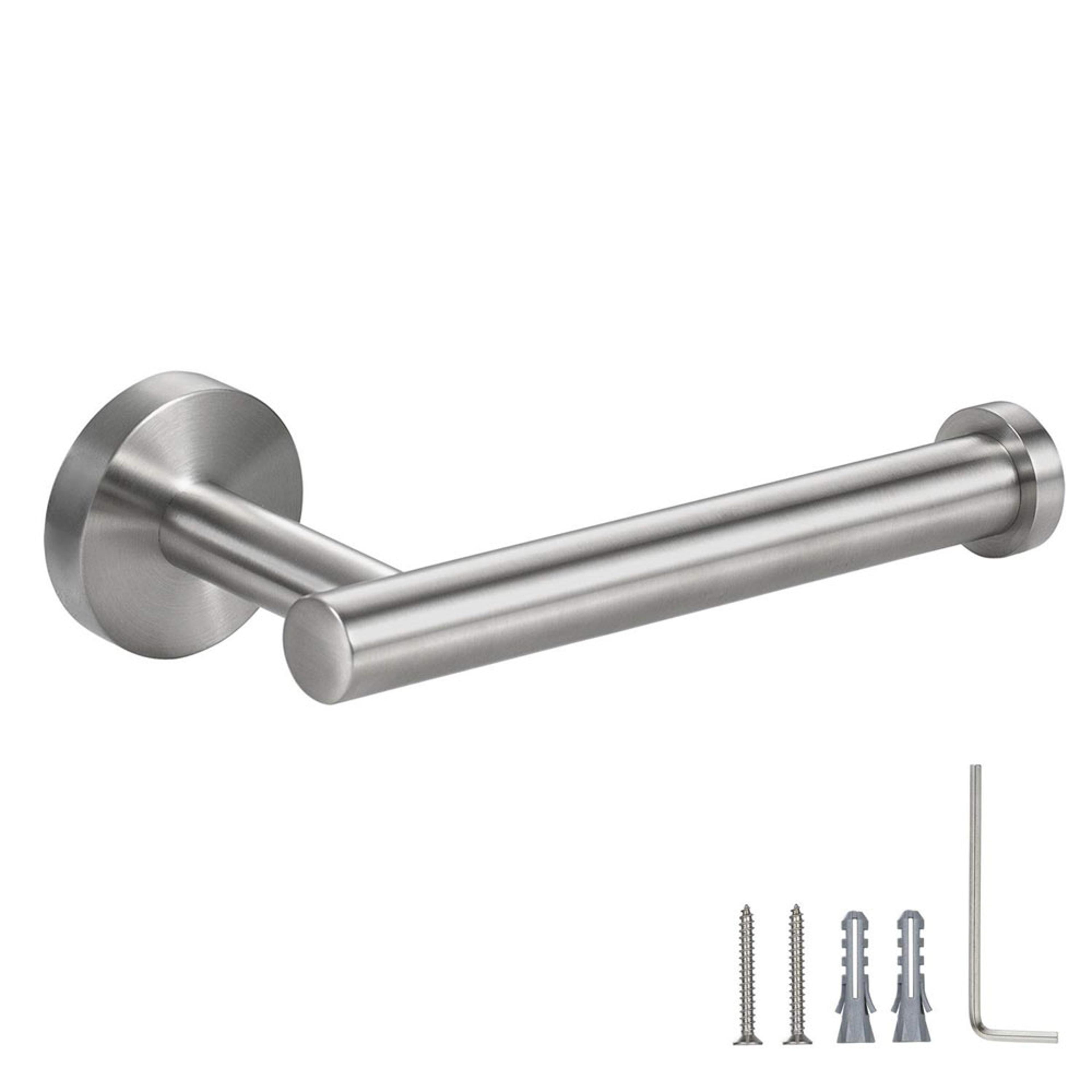 stainless steel toilet paper storage holder, round tissue hanger, wall mount bathroom rack stand, toilet paper roll