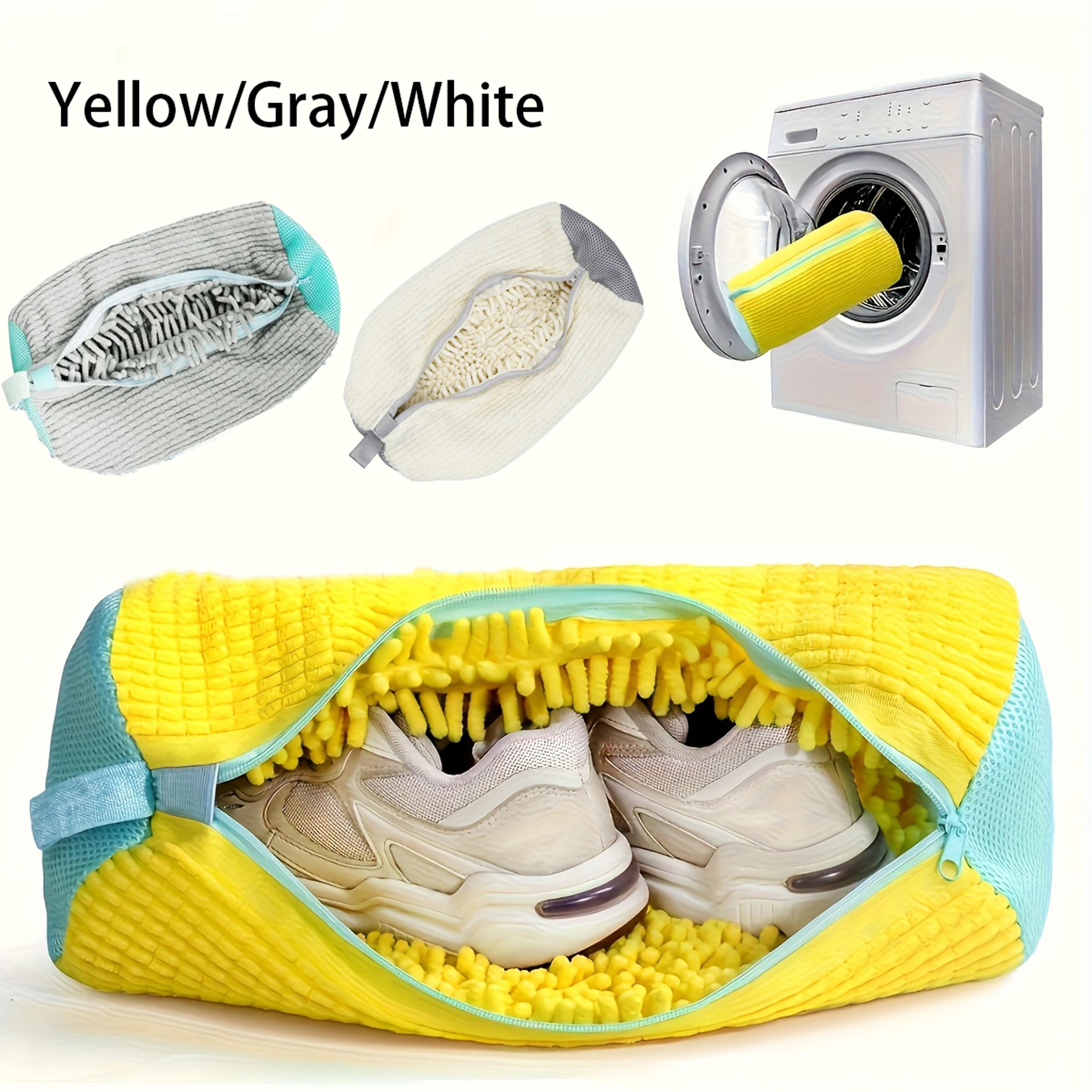 Washing Shoes Bag Protector Fluffy Fibers Polyester Laundry Shoe Washing Machine Bag Durable Sneake 8