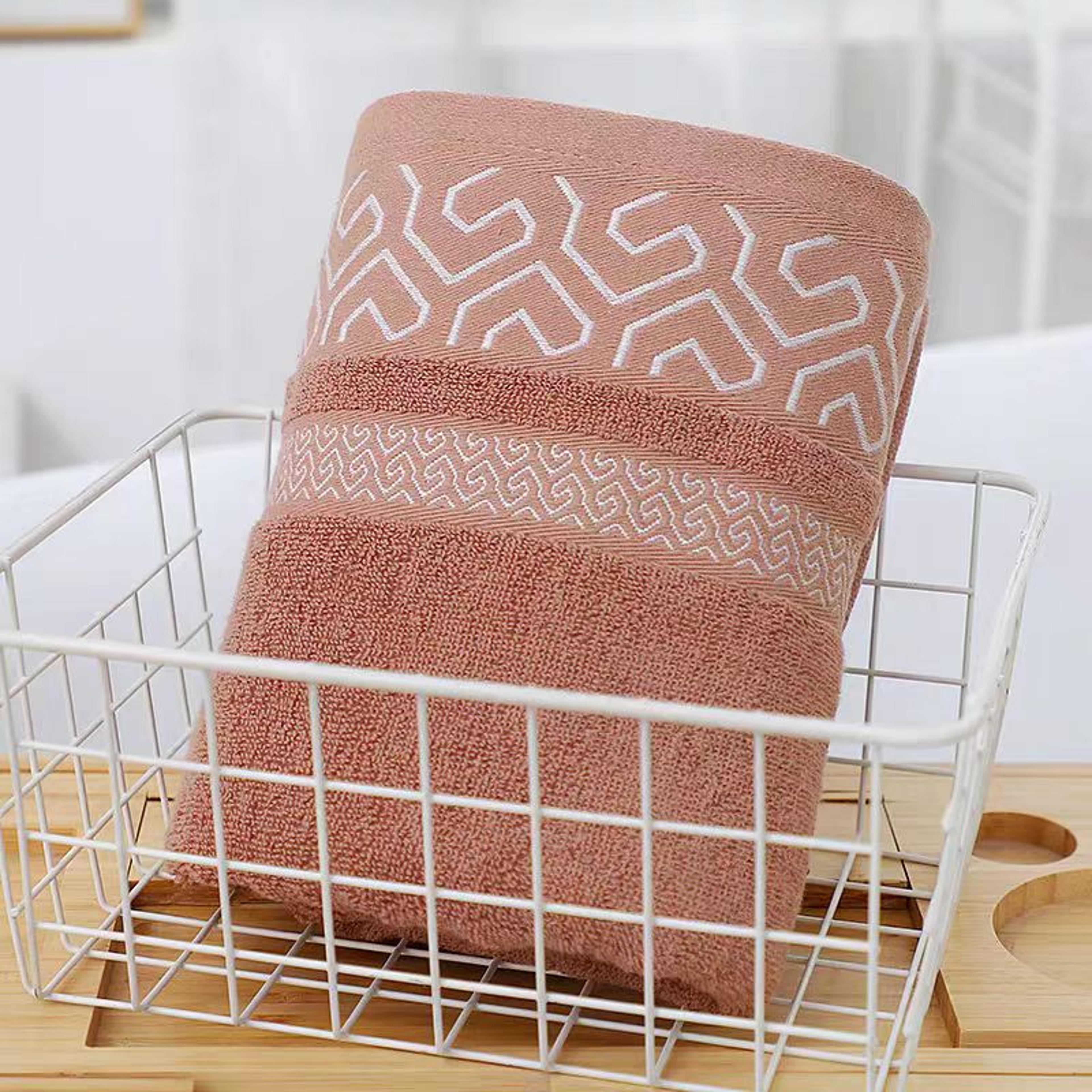 Soft Absorbent New Pure Cotton Thick Bath Towel No Shedding Colorful Bathroom Linen Premium Quality 2
