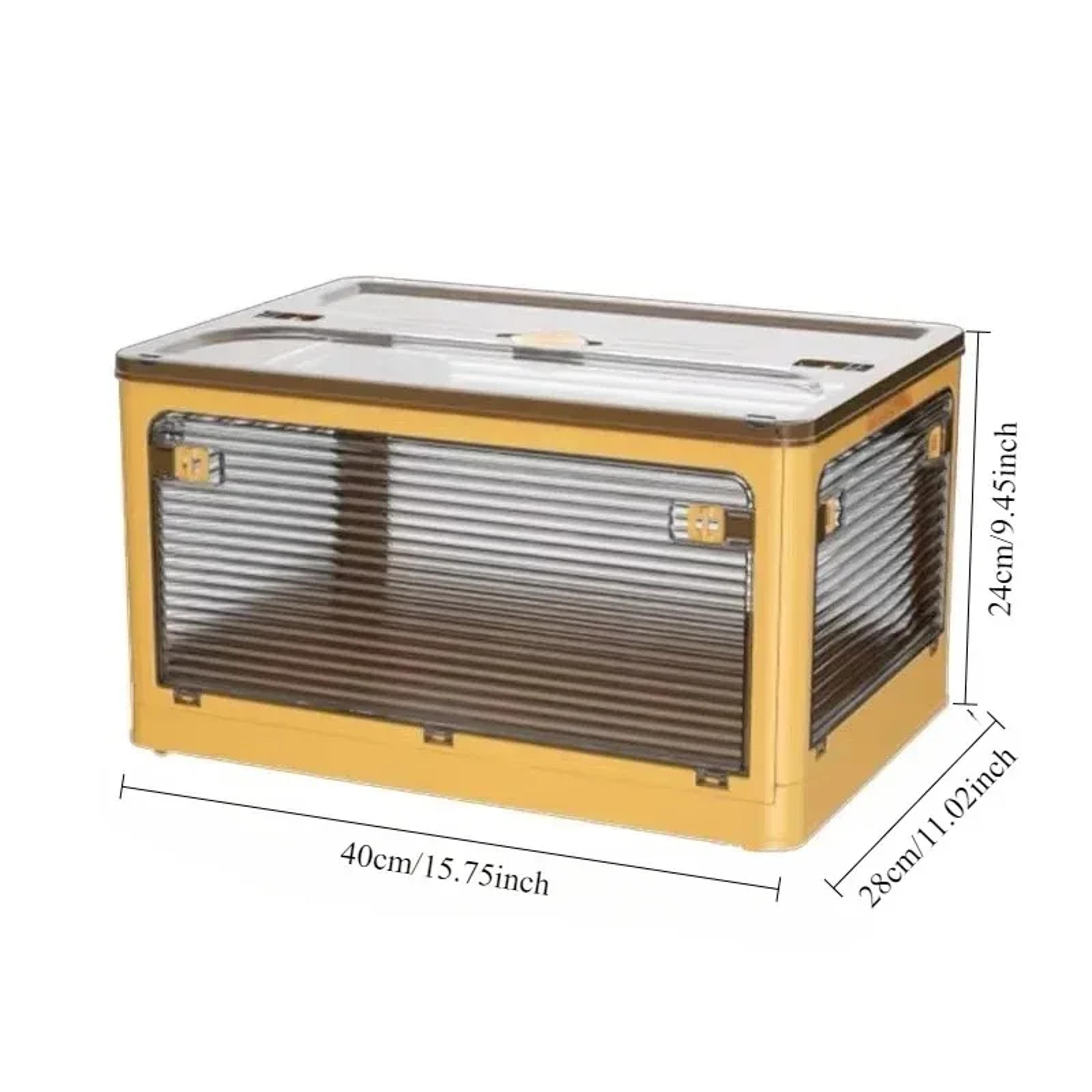 Foldable Storage Box Dormitory And Home Universal With Wheels Thick Stackable Plastic Storage Box F 4