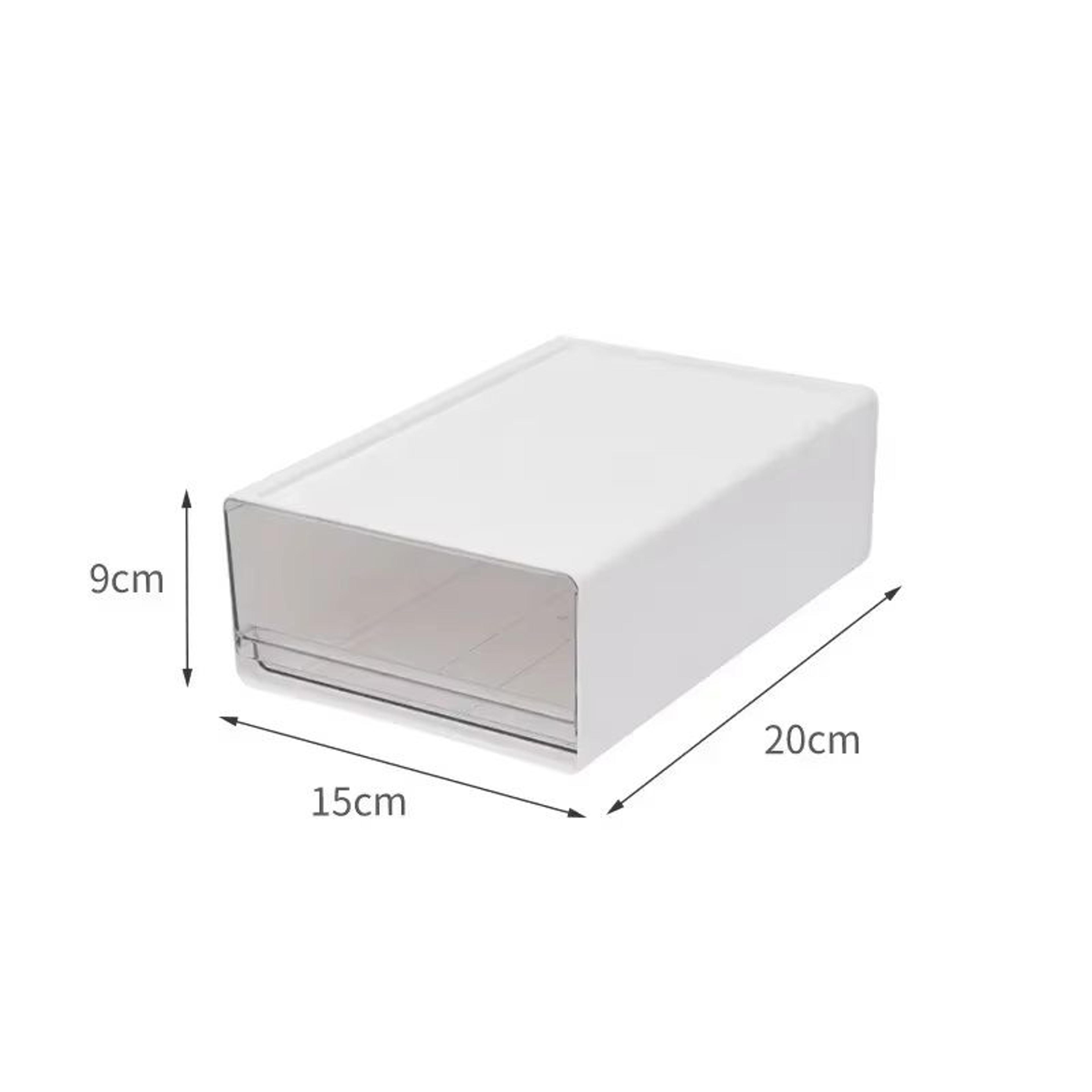 Transparent Desktop Storage Box Drawer Type Office File Storage Box Bedroom Study Stack Combination 6