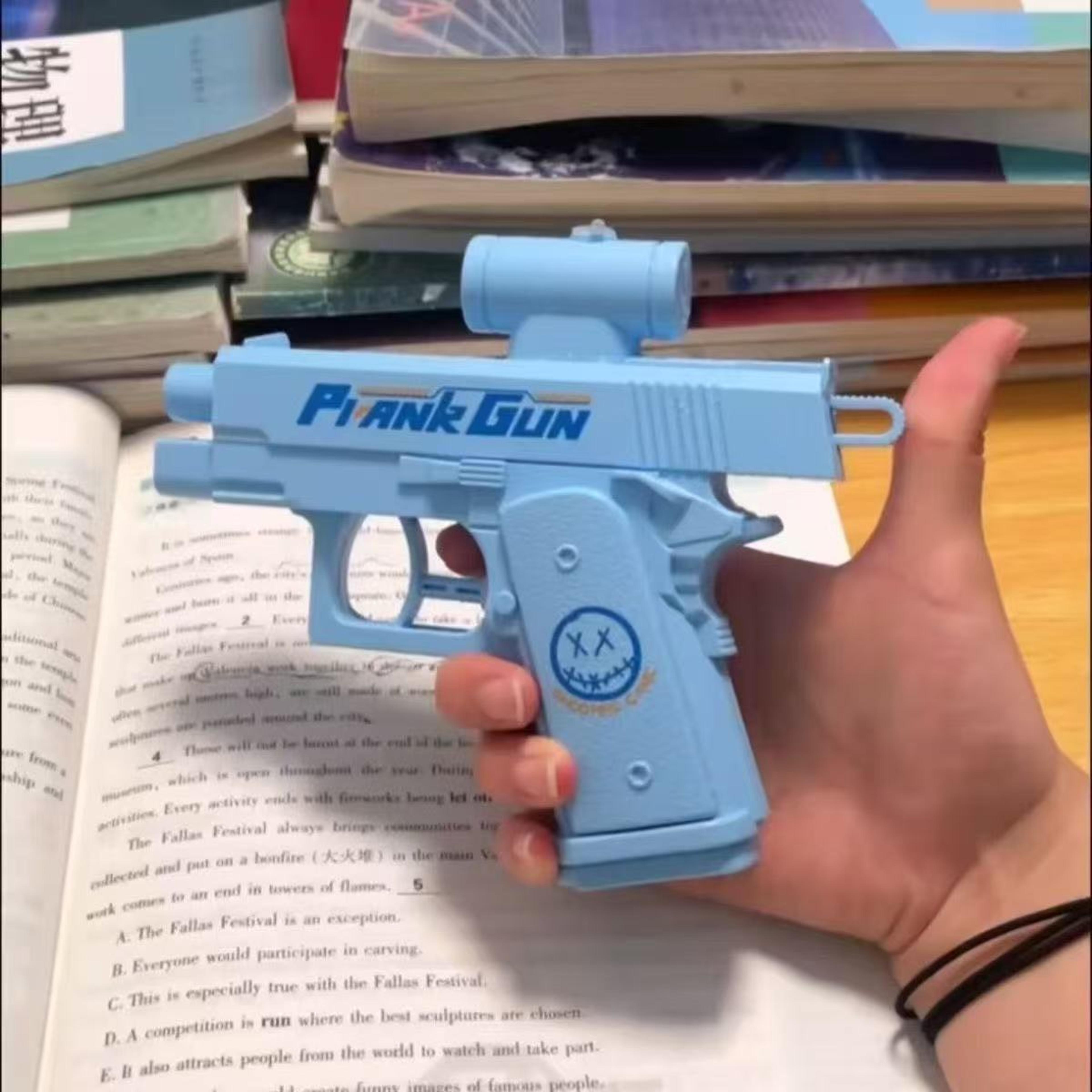 funny double-sided reverse water gun, mini tactical water sprayer, summer prank toy for kids adults, pool beach water