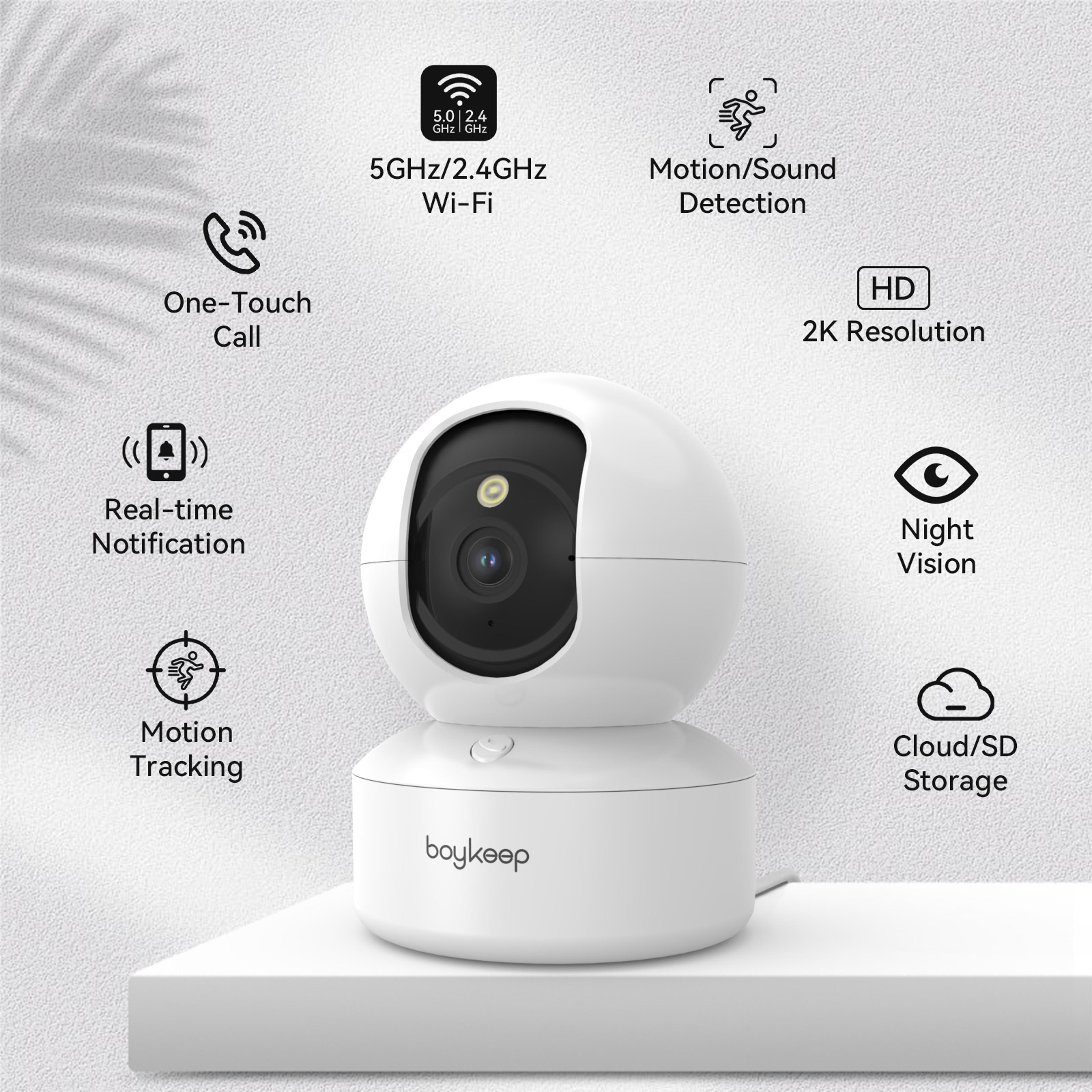 BoyKeep WiFi Indoor Home Security IP Smart Baby Monitor Camera Automatic Tracking Video Surveillanc