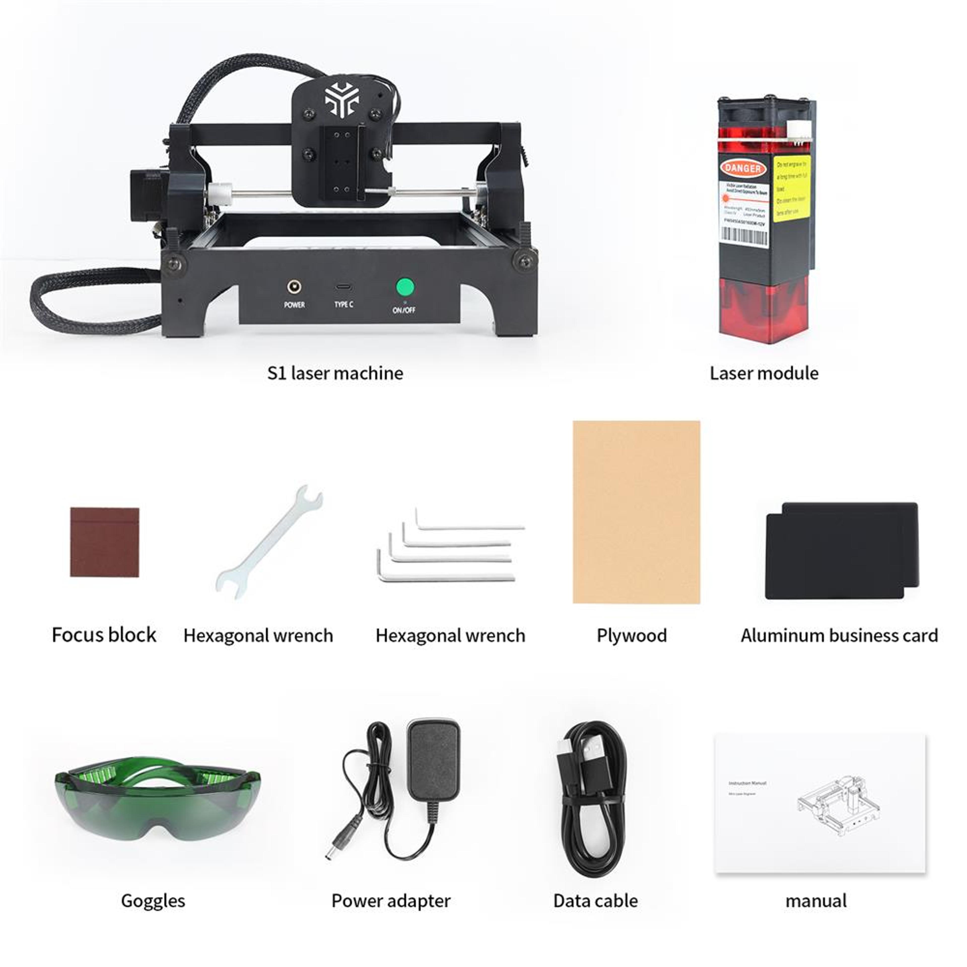 Mini Portable Laser Engraver DIY Laser Cut Engraving Machine For Logo Wood Acrylic Glass Leather 5