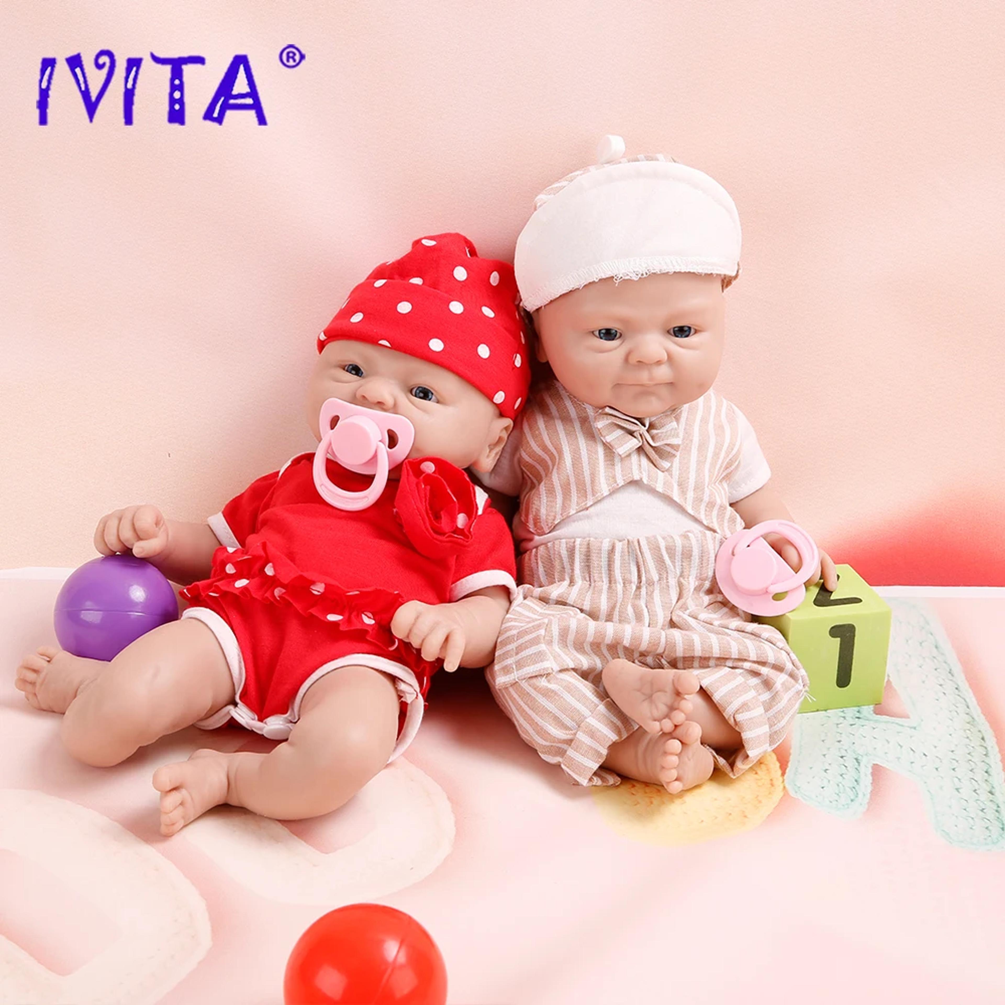Full Silicone Reborn Doll Wholesale Realistic Baby Toys Lifelike Newborn Baby DIY Painted Dolls Kit 6