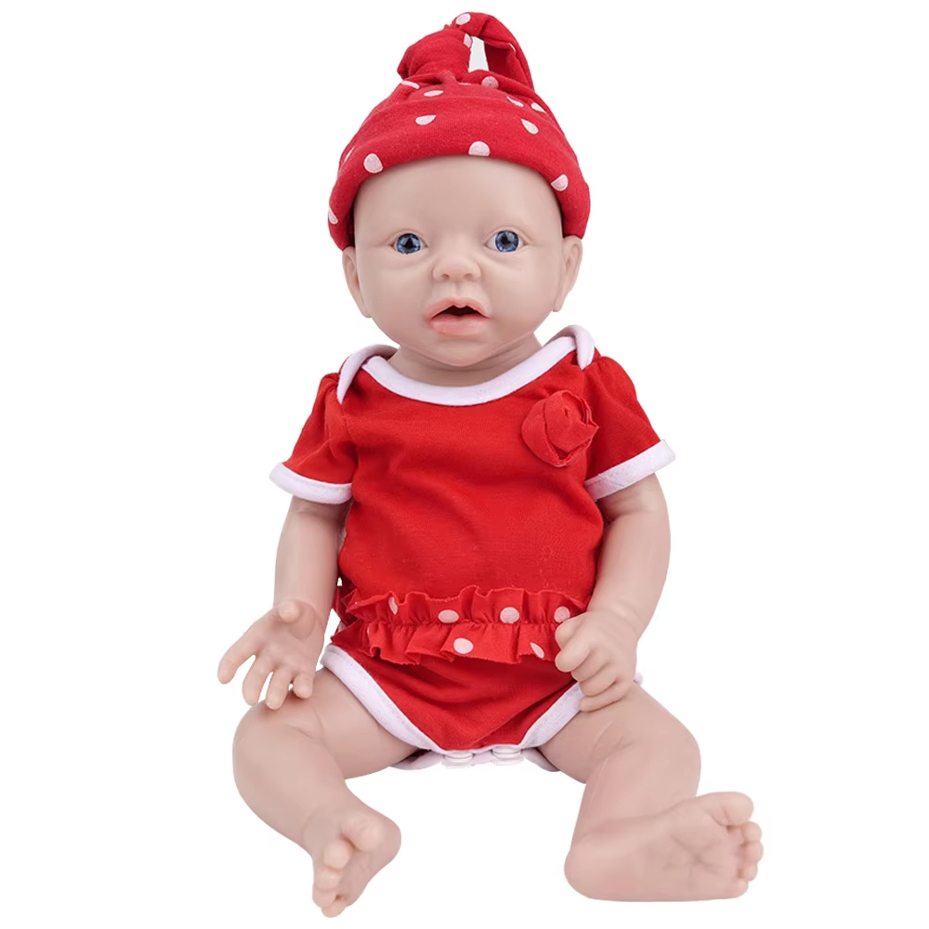 Full Silicone Reborn Doll Wholesale Realistic Baby Toys Lifelike Newborn Baby DIY Painted Dolls Kit 9