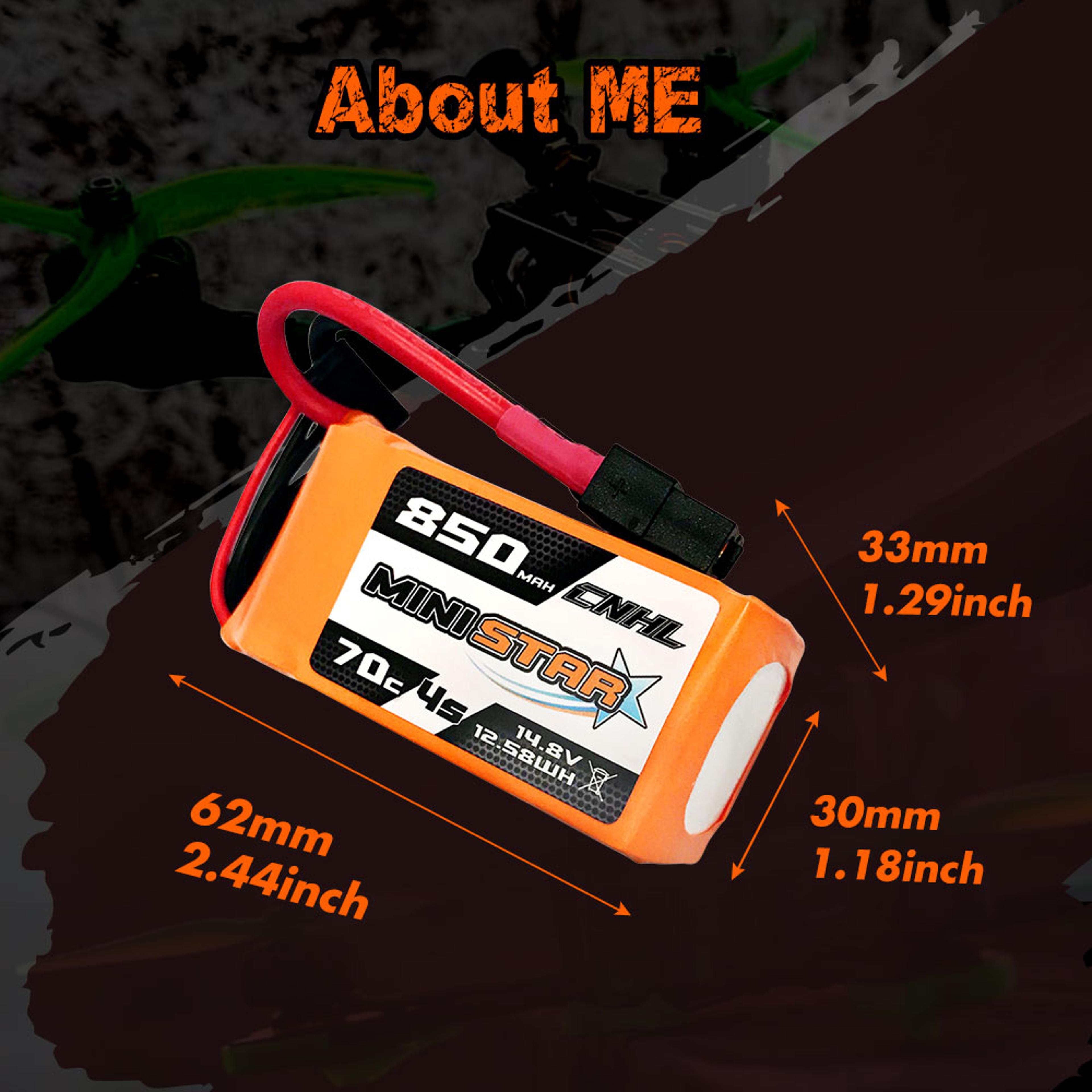 CNHL Lipo Battery  Plug For RC Drone Quadcopter And Airplane 2