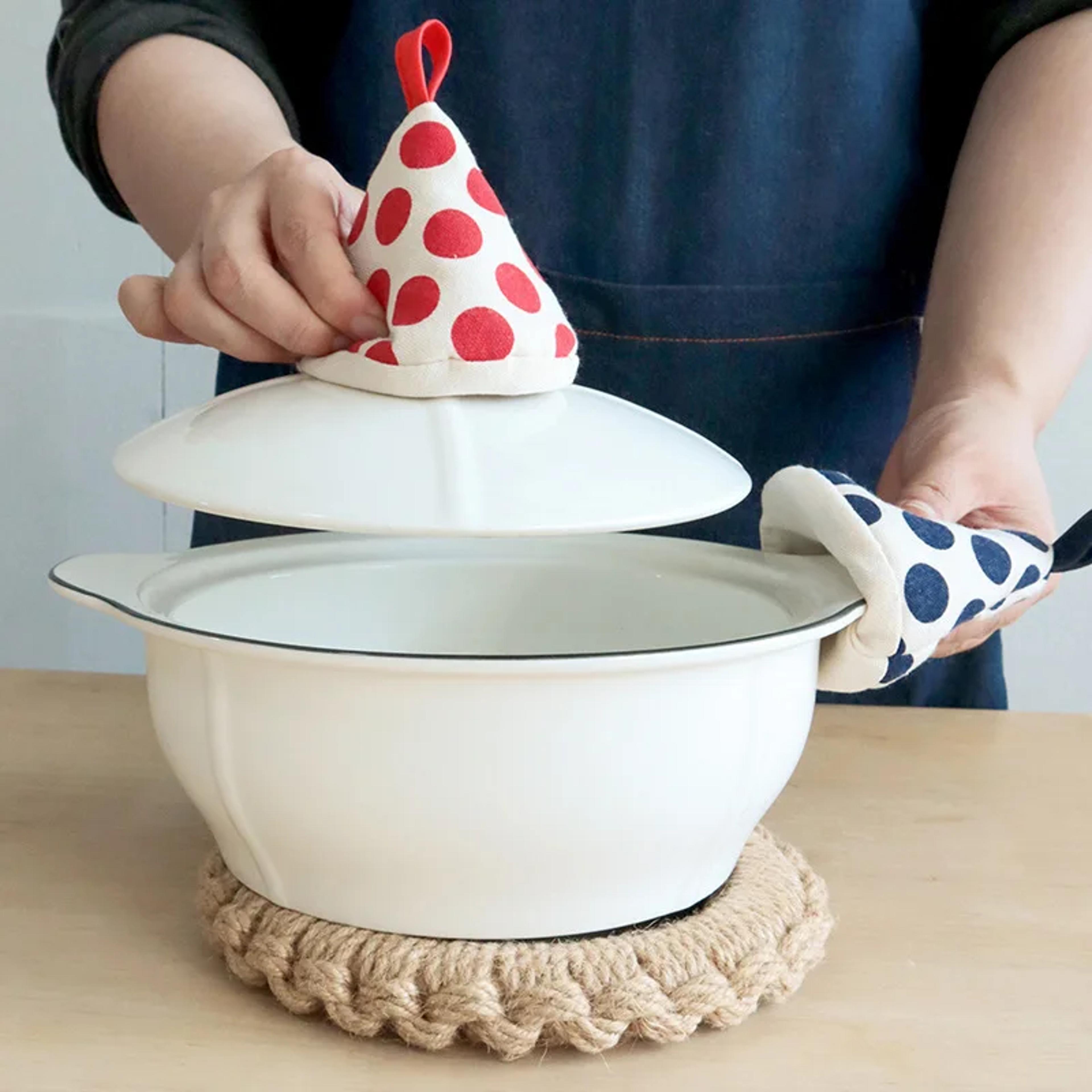 Cute Triangle Pot Anti Hot Cover Kitchen Anti Scalding Pot Handle Ear Cap Heat Insulation Anti High 2
