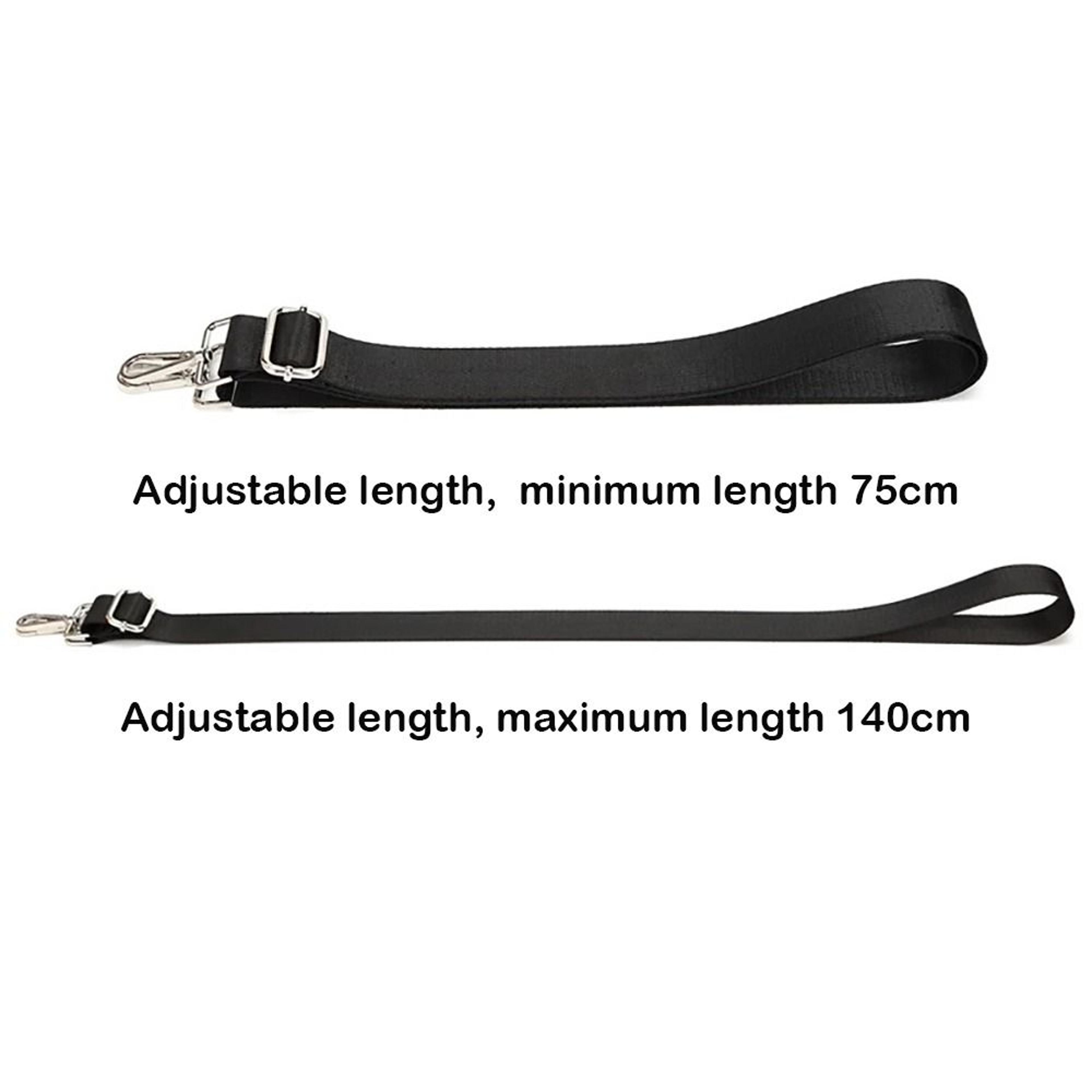 Fashion Black Nylon Shoulder Bag Strap Adjustable Detachable Belt For Messenger Bags Handbag Replac 5