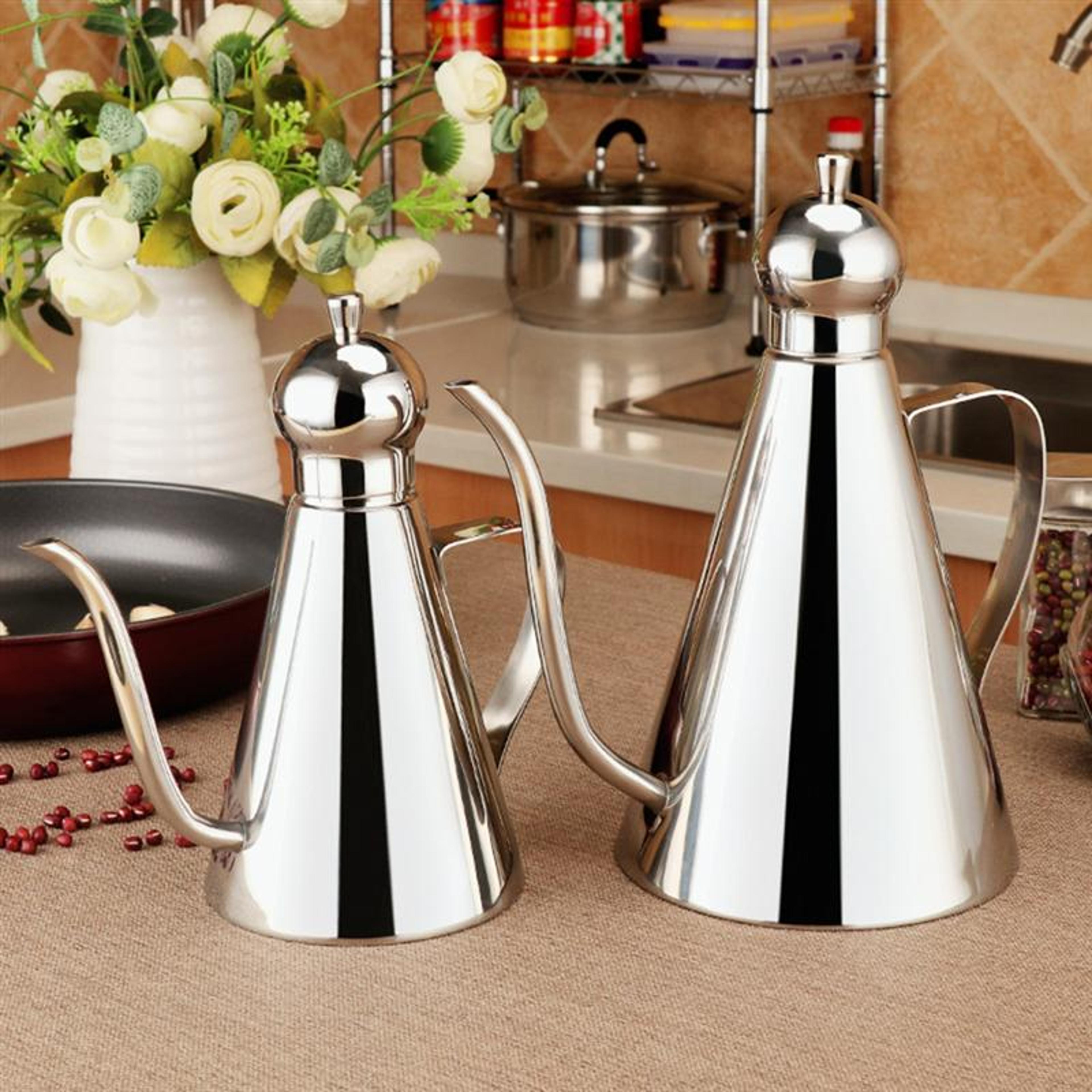 stainless steel water kettle, leakproof vinegar bottle, sauce container, kitchen gadget, oil container for kitchen