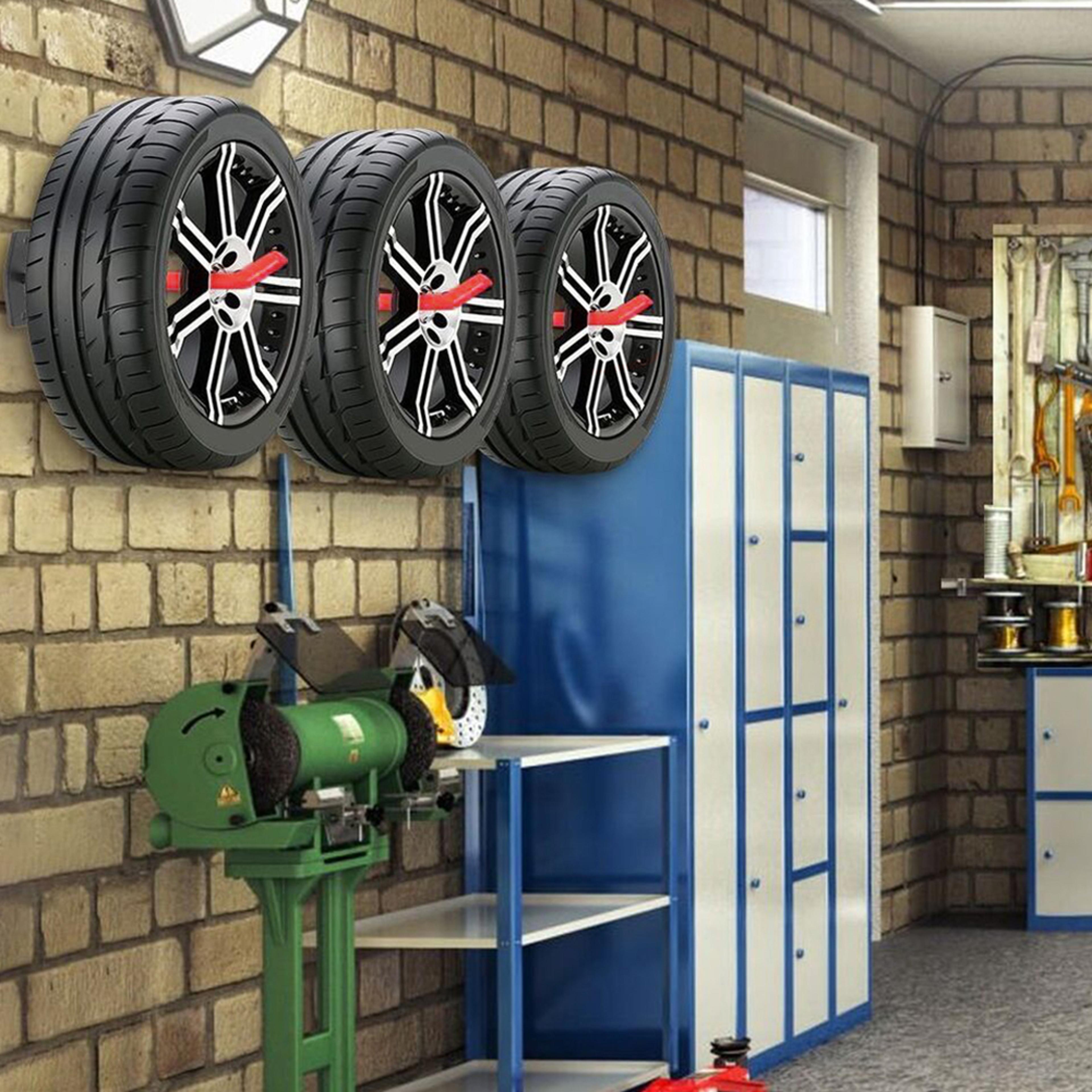 heavy duty wall mount anti-slip storage hook, kitchen organizer for chairs, car tires, ladders