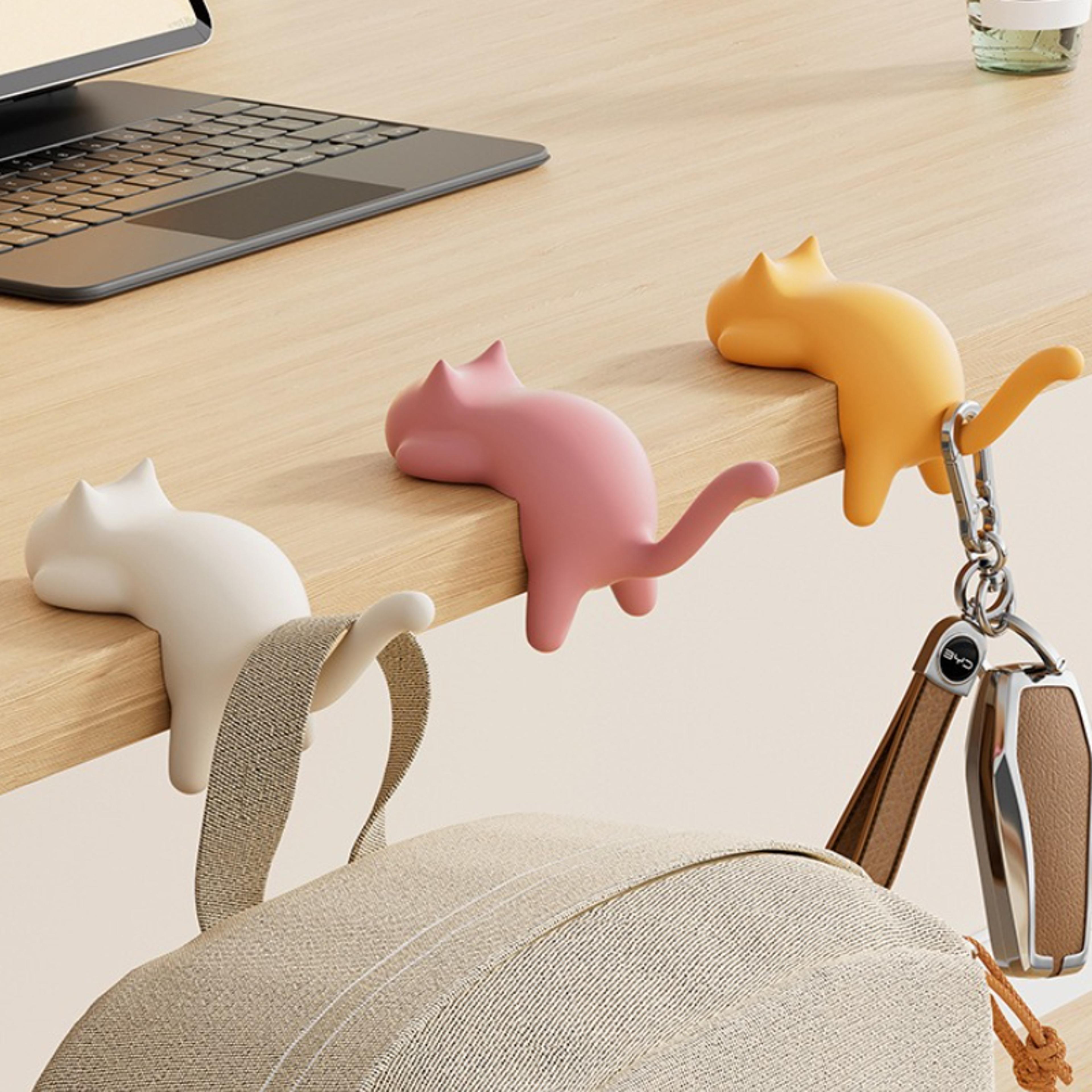 cat hooks table edge traceless no punching multifunctional backpack hook