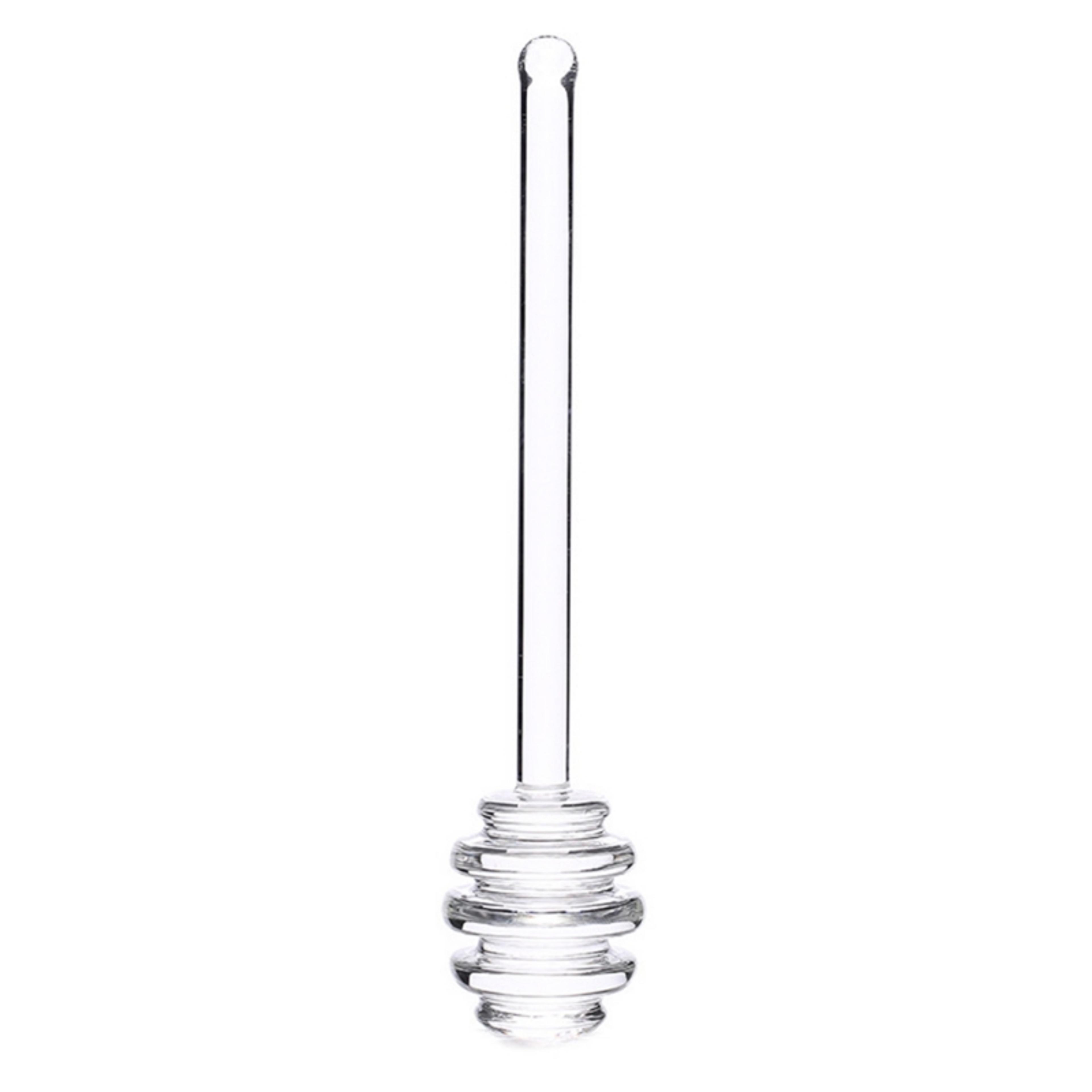 glass honey mixing stirrer, 6inch honey dipper stick, honey spoon for honey jar dispenser
