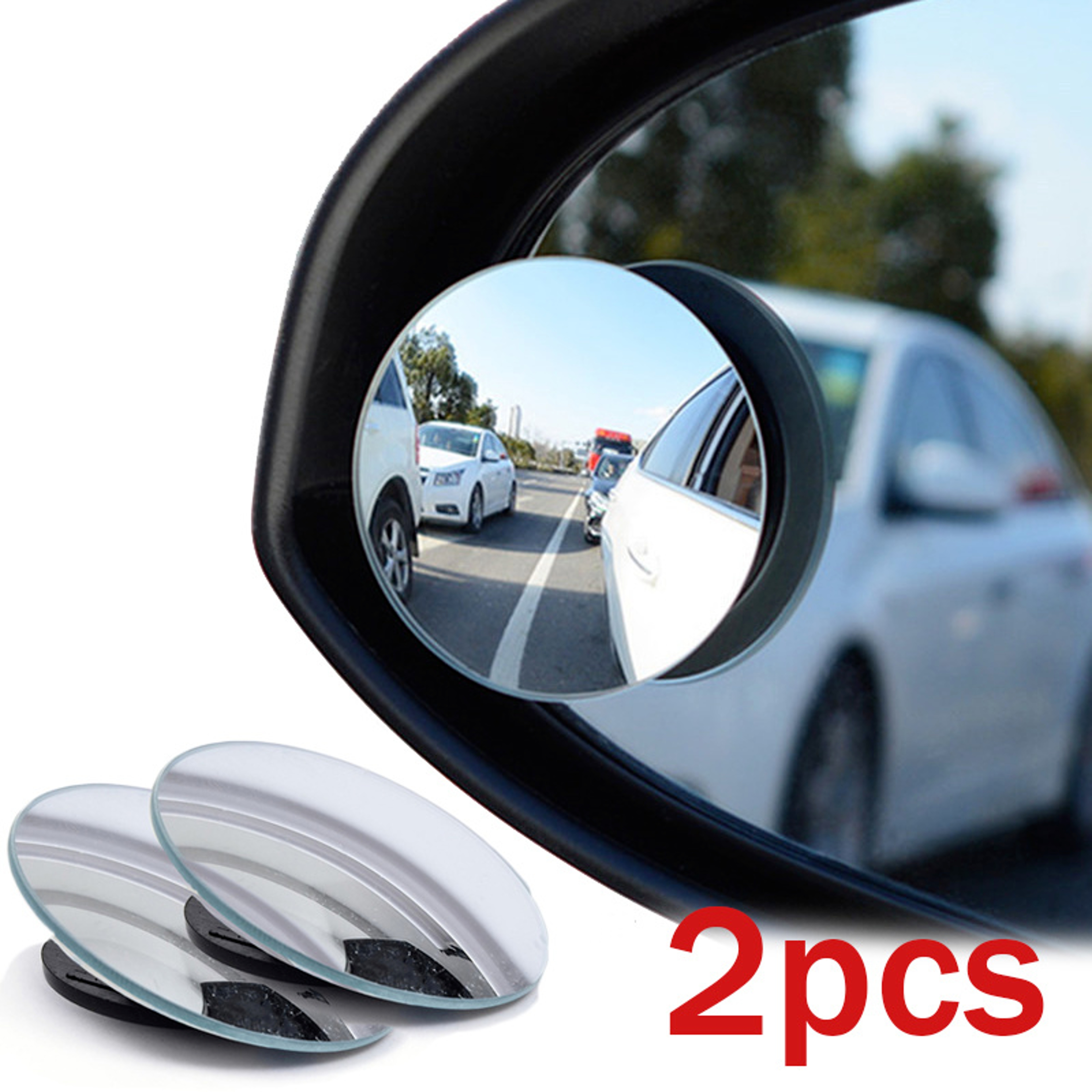 adjustable wide angle car blind spot mirror convex rearview mirror for enhanced safety