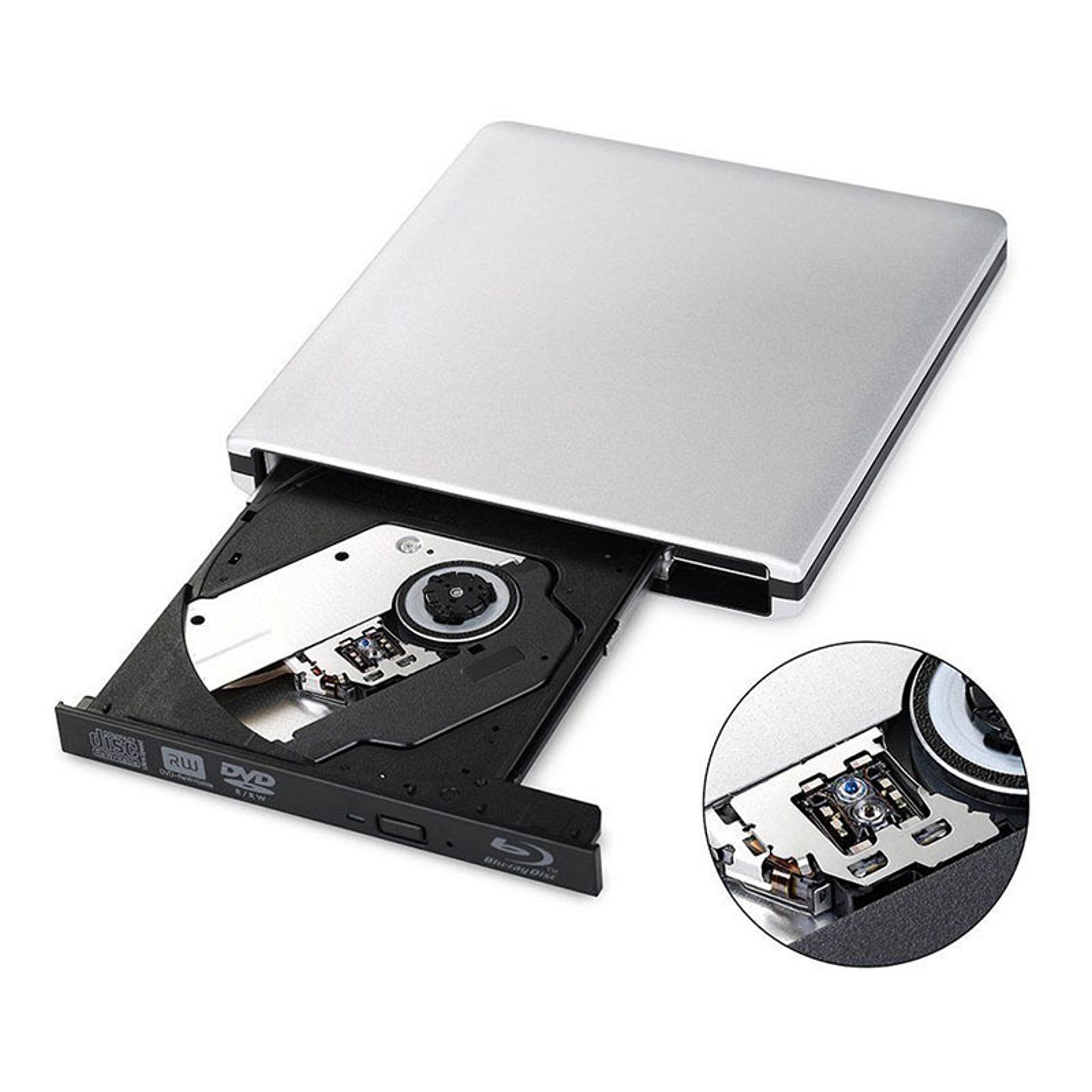 external usb blu-ray reader, burner, writer bd-rom optical dvd recorder for laptop desktop