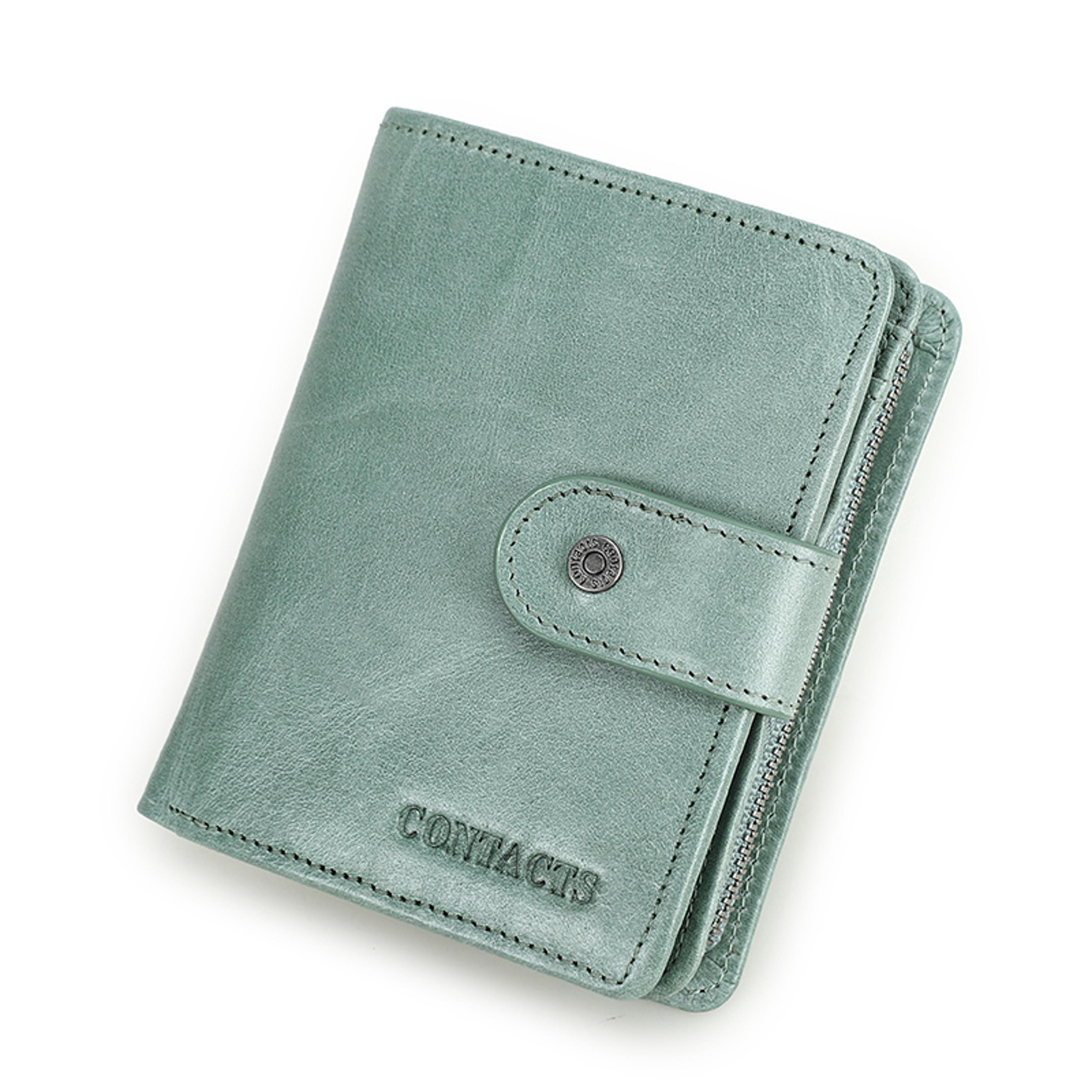 Premium Genuine Leather RFID Wallet For Men With Coin Pocket Card Holder 5
