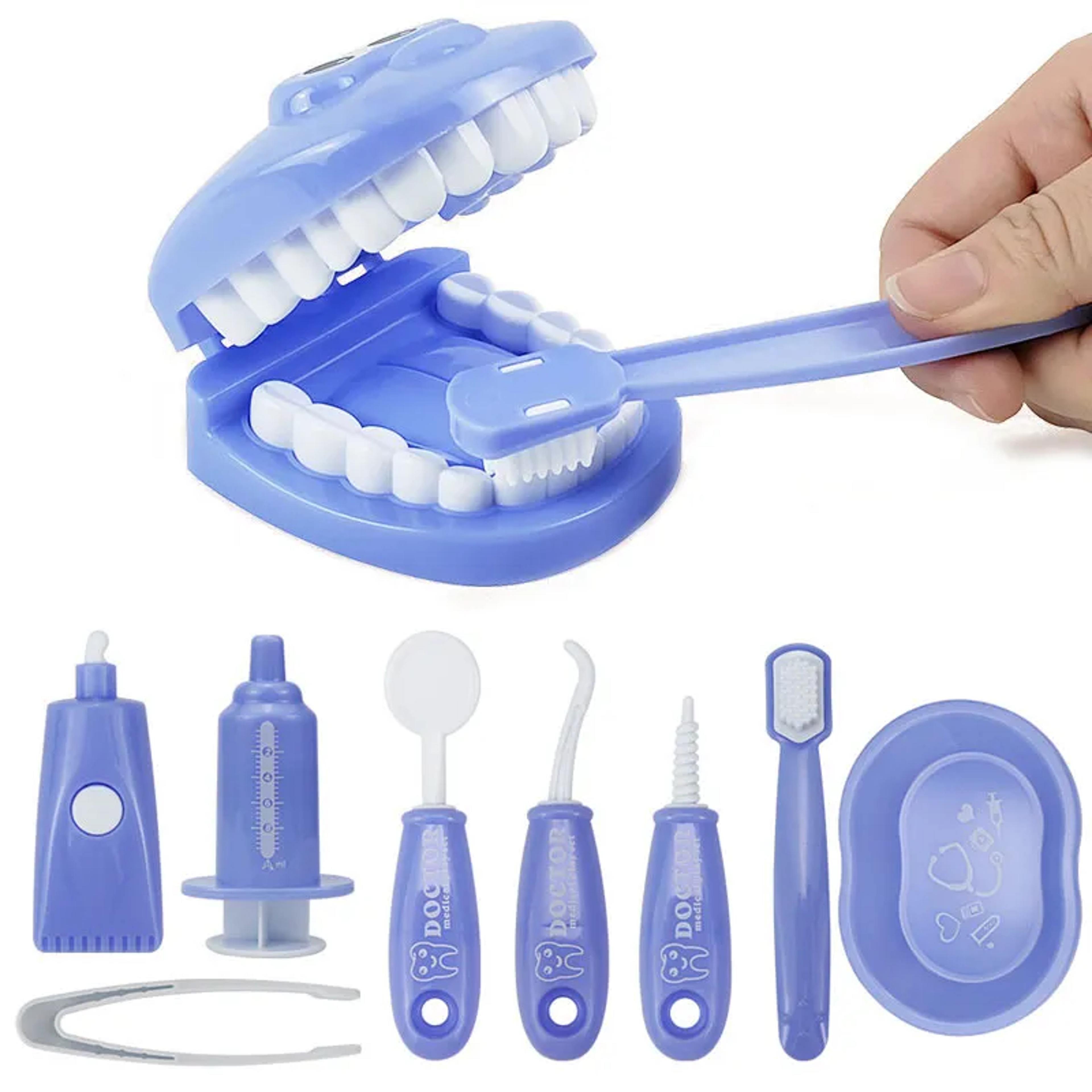 montessori early learning role play set for kids tooth brushing doctor kit