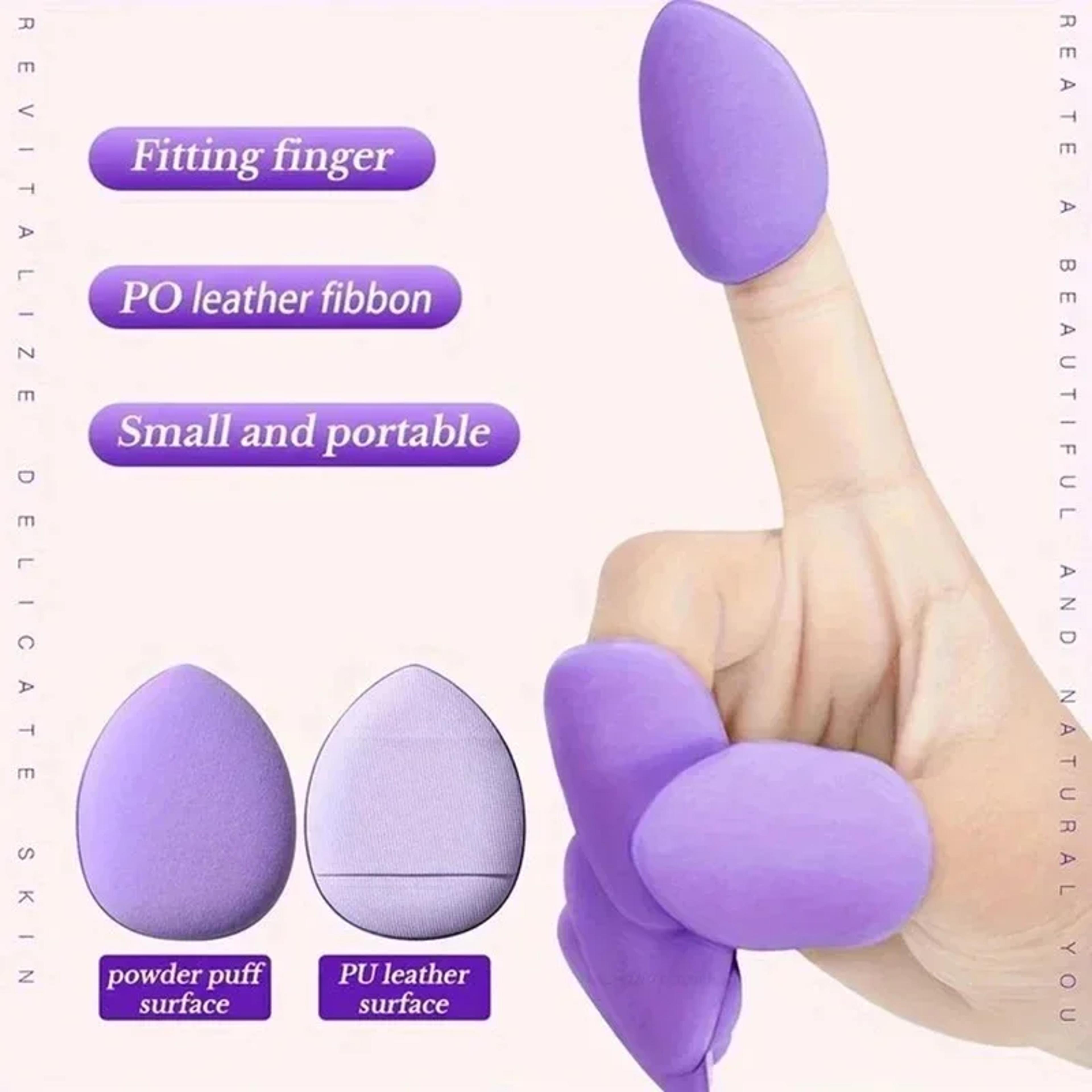 AllPurpose Velvet Makeup Sponge Set Soft Beauty Blender For Flawless Application 4