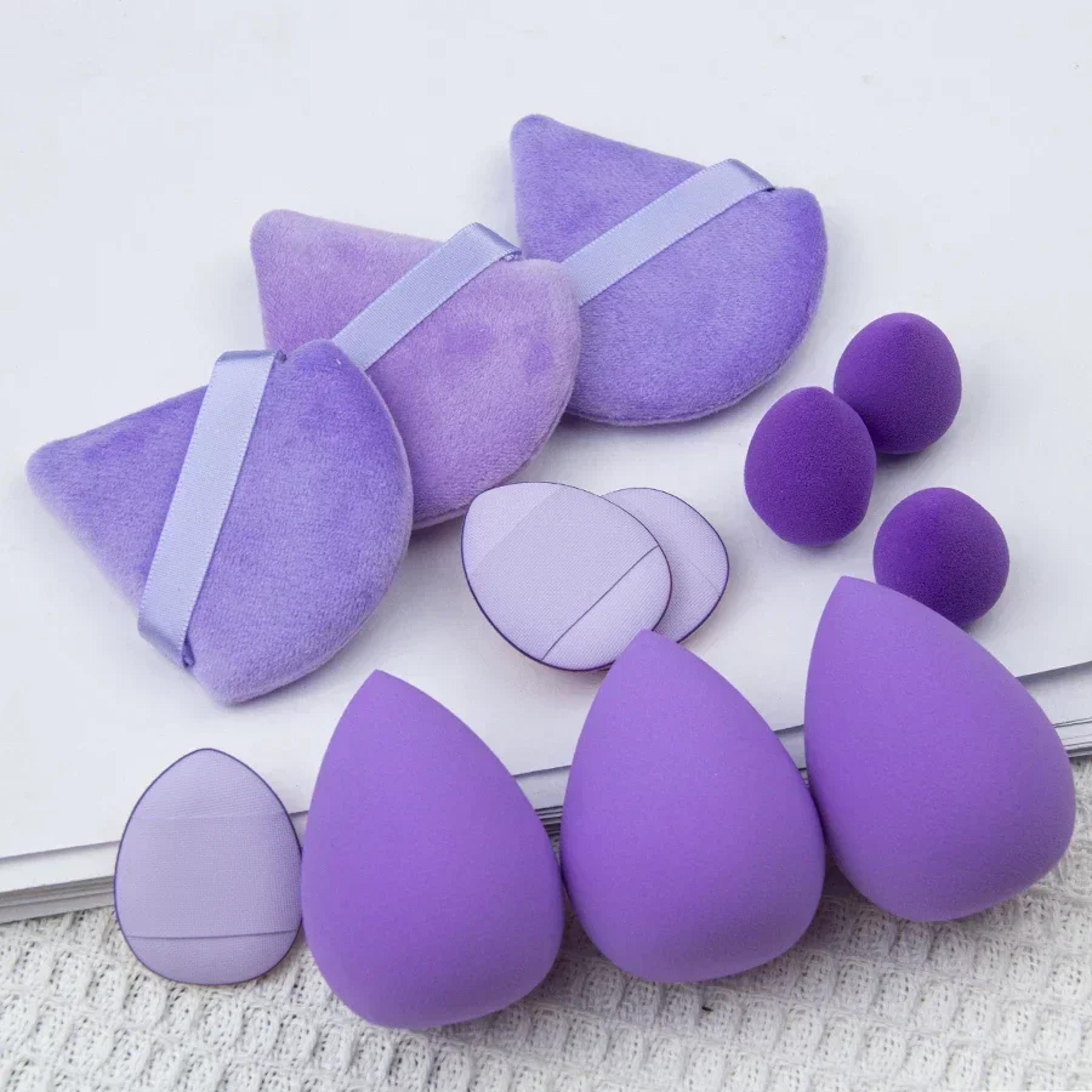 AllPurpose Velvet Makeup Sponge Set Soft Beauty Blender For Flawless Application 10