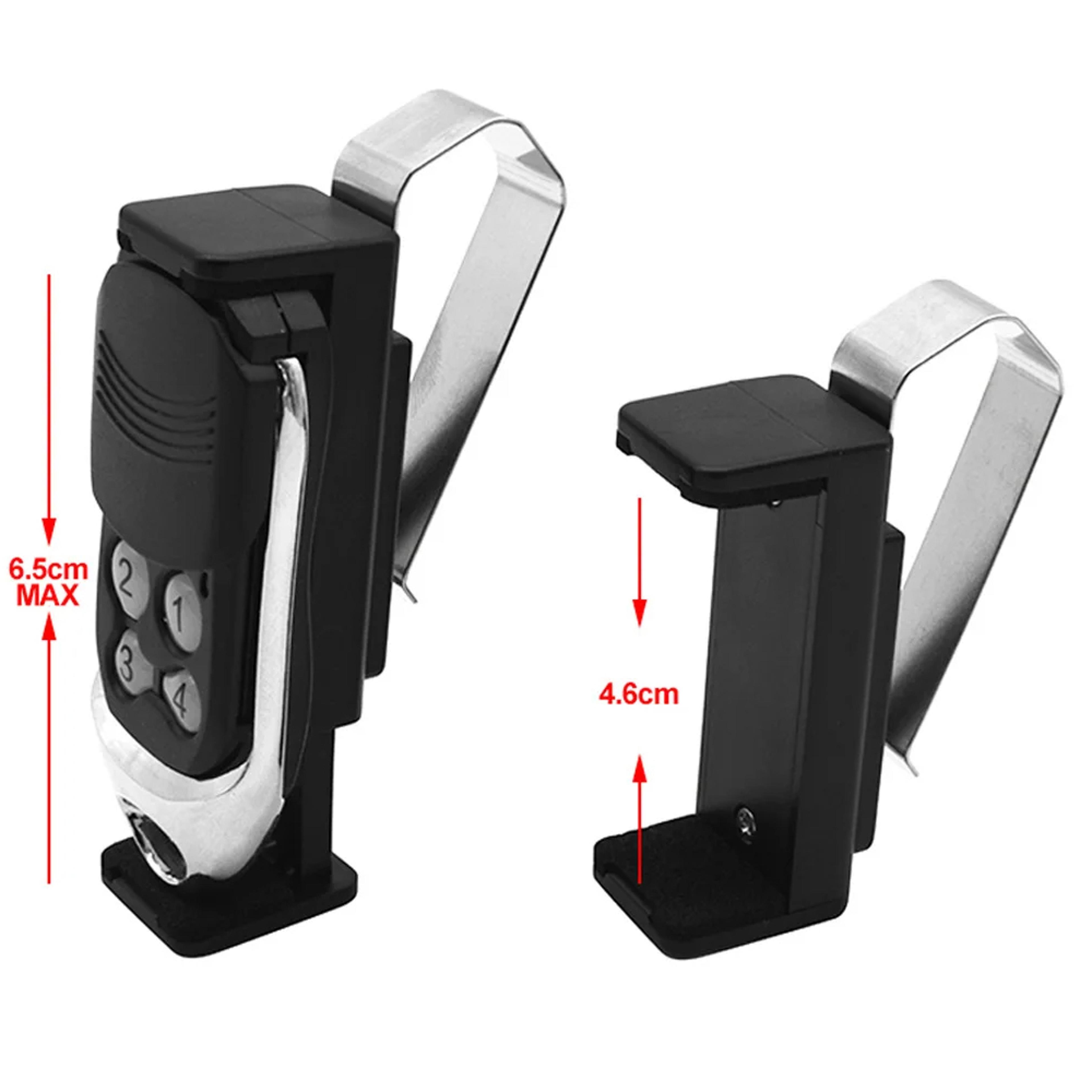 Universal Car Sun Visor Clip Holder Keychain For Garage Door Remote 5