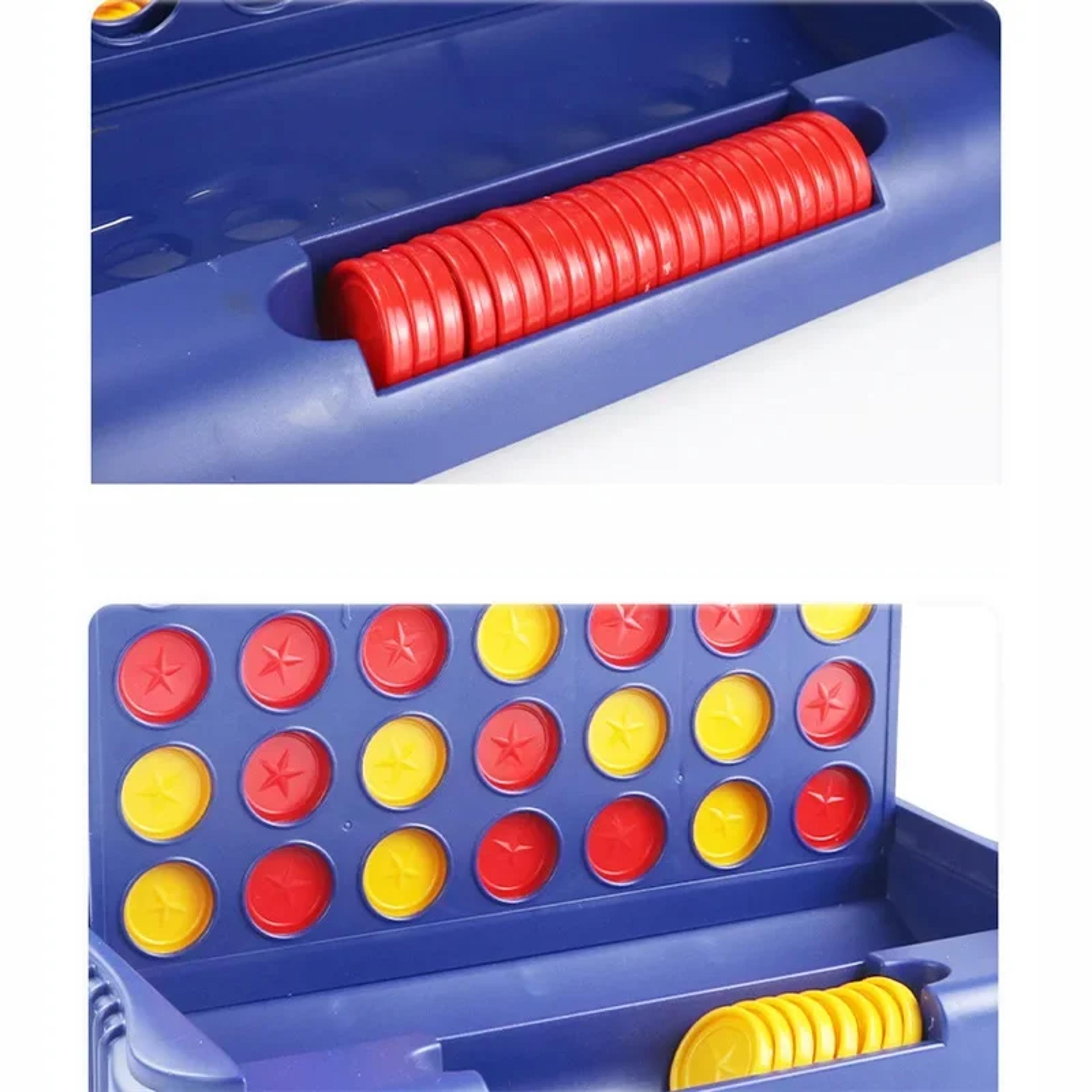 Foldable ConnectALine Board Game Fun Educational And Interactive Puzzle For Kids Perfect For Family 5