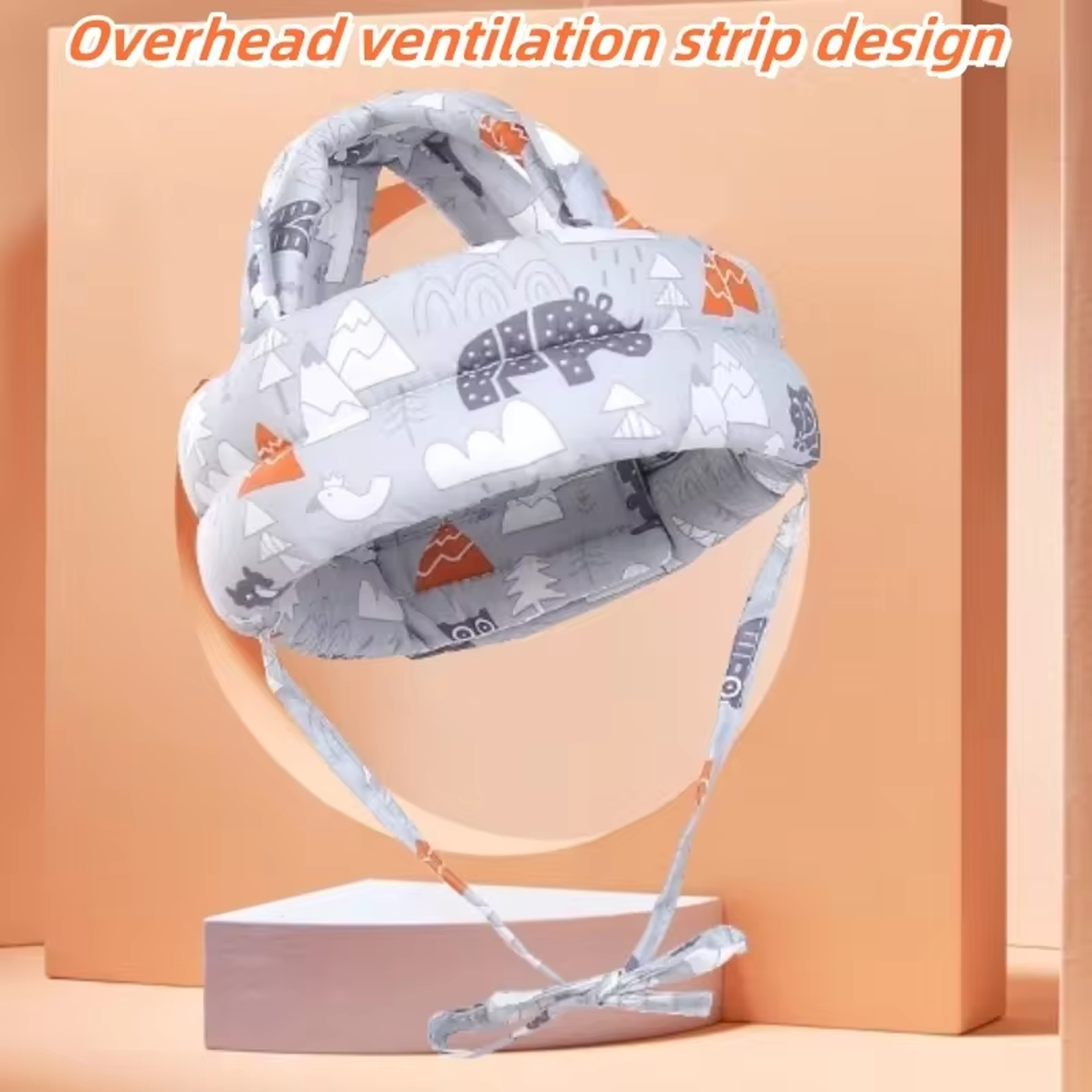 baby anti-collision hat, safe and breathable toddler anti-fall head cap, washable all seasons