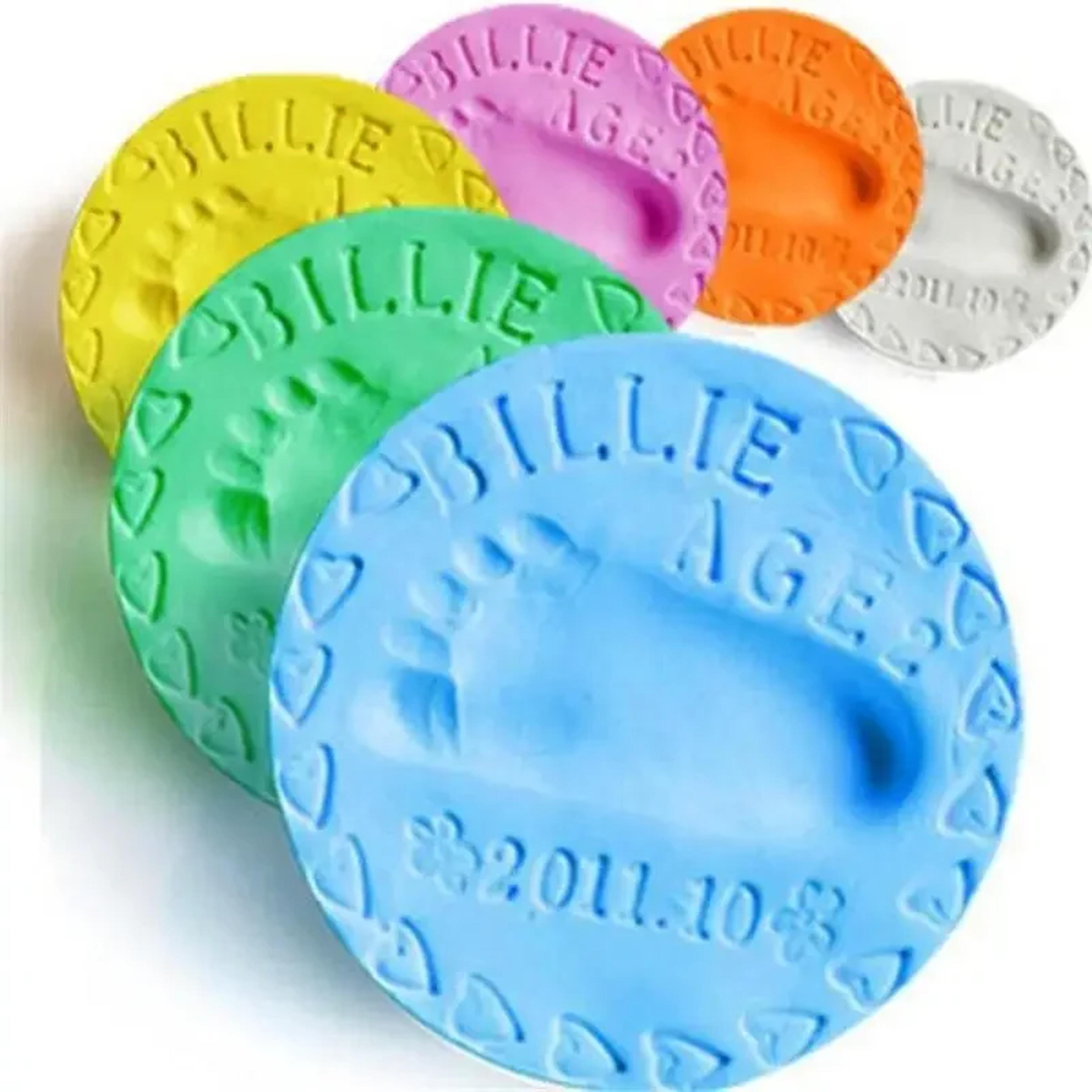 handprint fingerprint inkpad casting for kids newborn souvenir