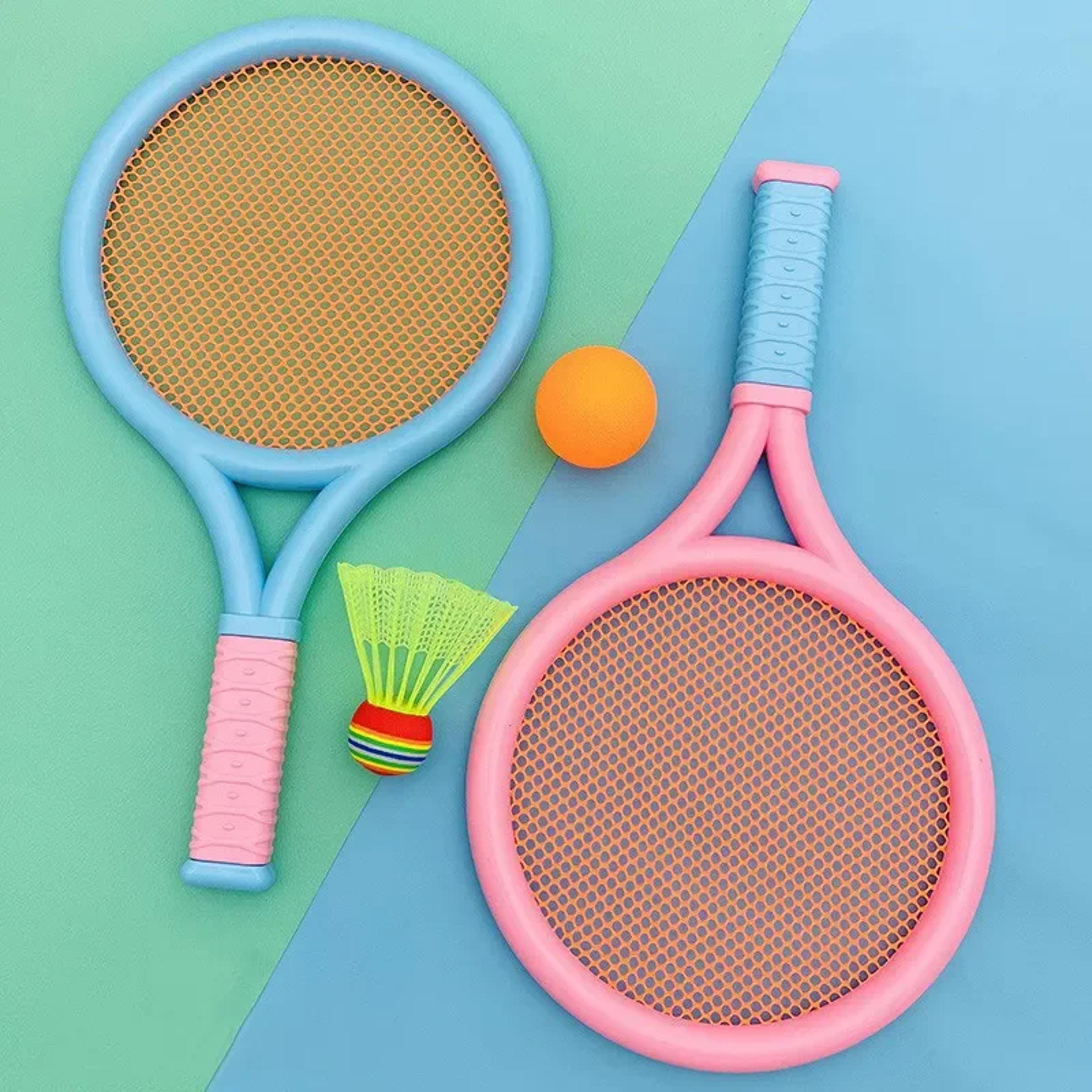 Badminton Racket Set For Kids Outdoor Sports Parent Child Interactive Toys Impact Resistant 1