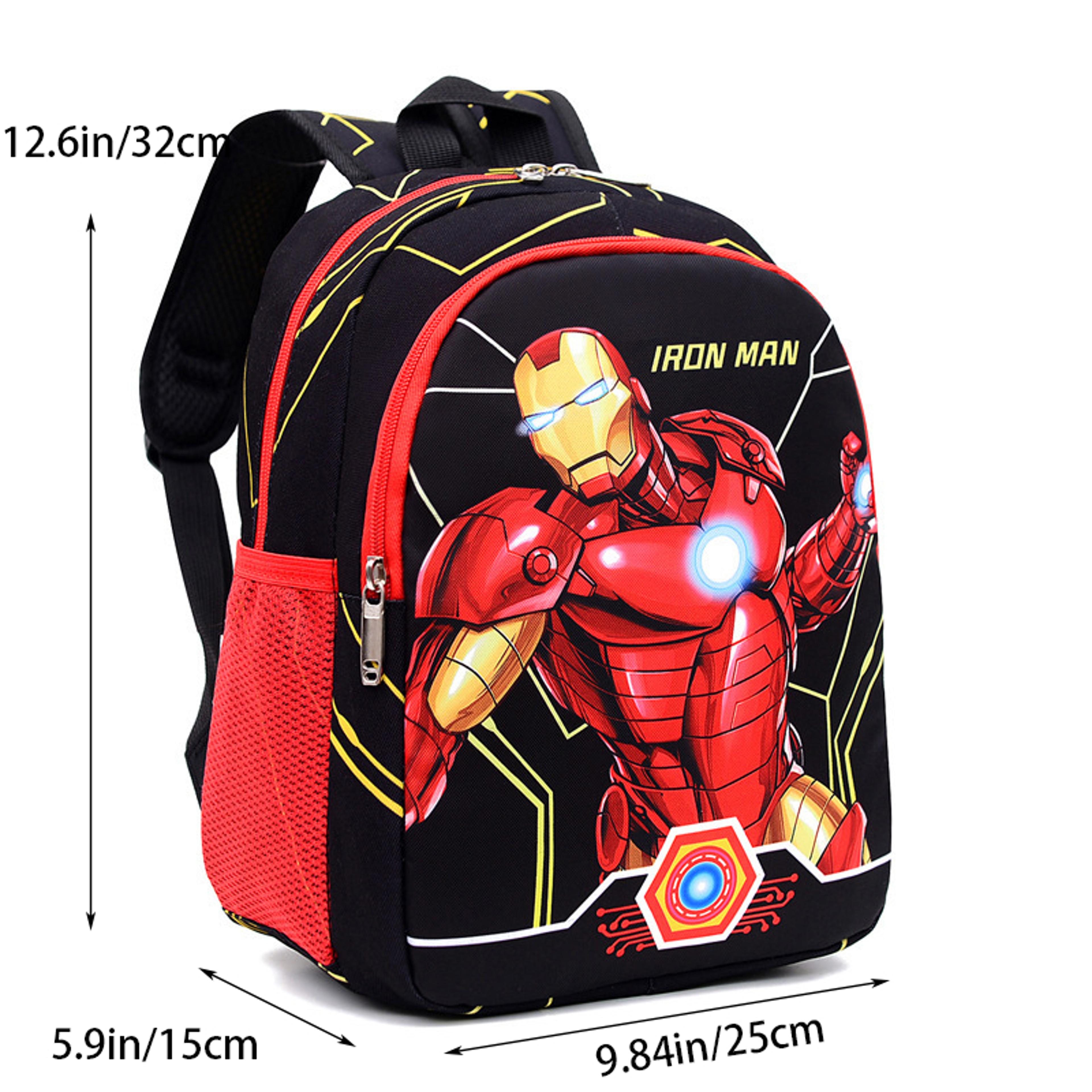 SpiderMan Cartoon Schoolbag For Boys Disney Marvel Series Backpack 2