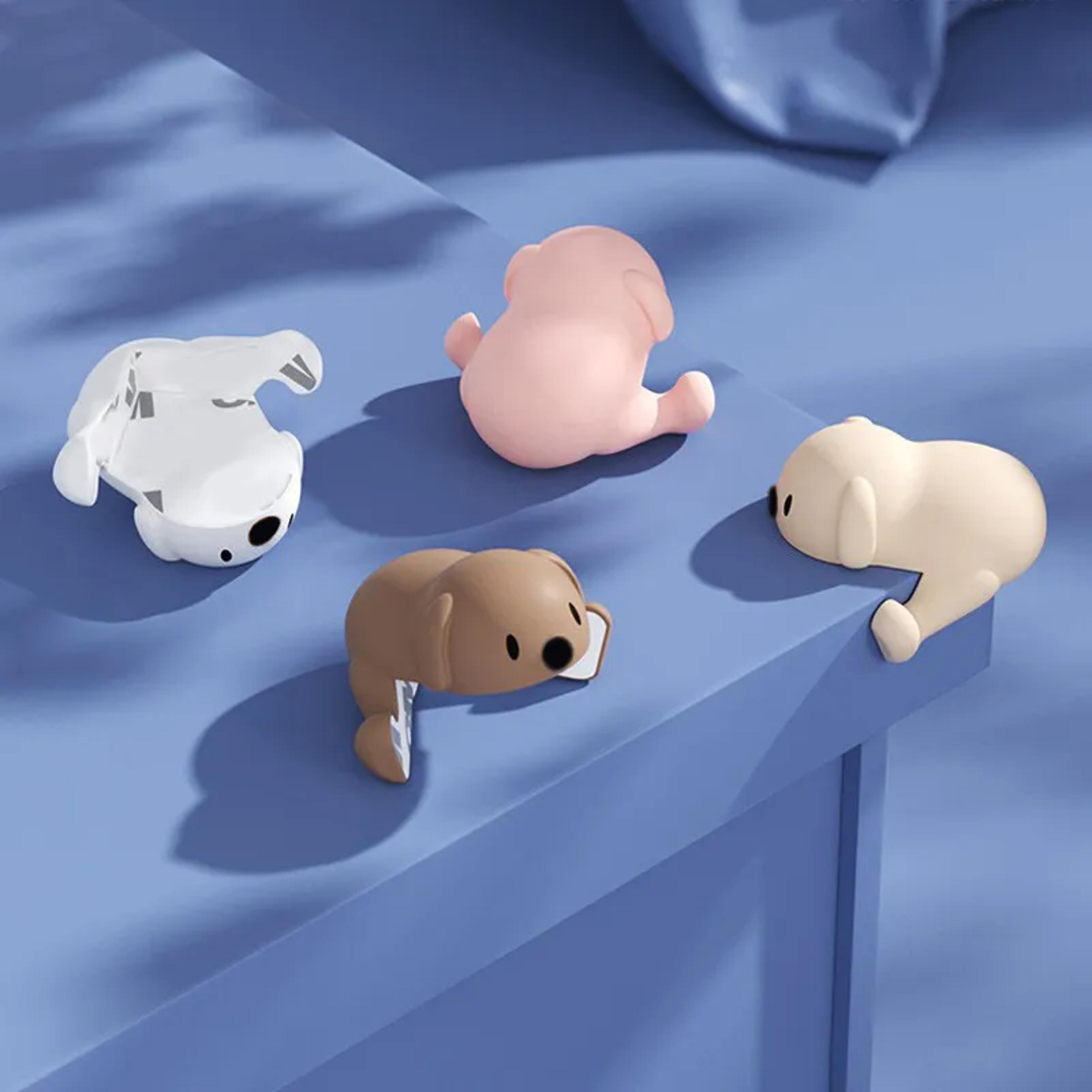 silicone protection edge cover for furniture, baby safety puppy table corner protector for kids