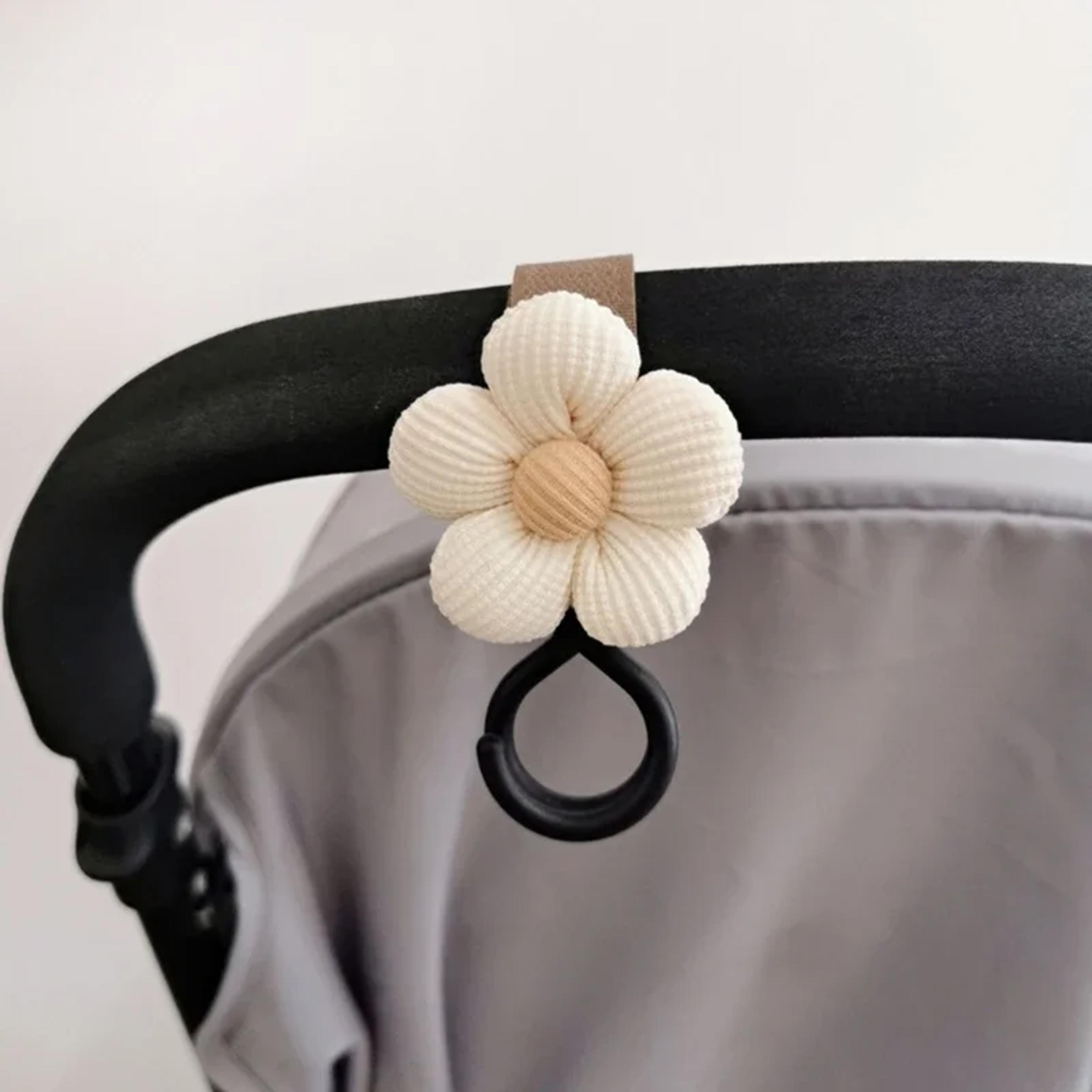 Sweet Flower Baby Stroller Hook Multifunctional Hanging Storage Loop Infant Cart Accessories Ins St 2