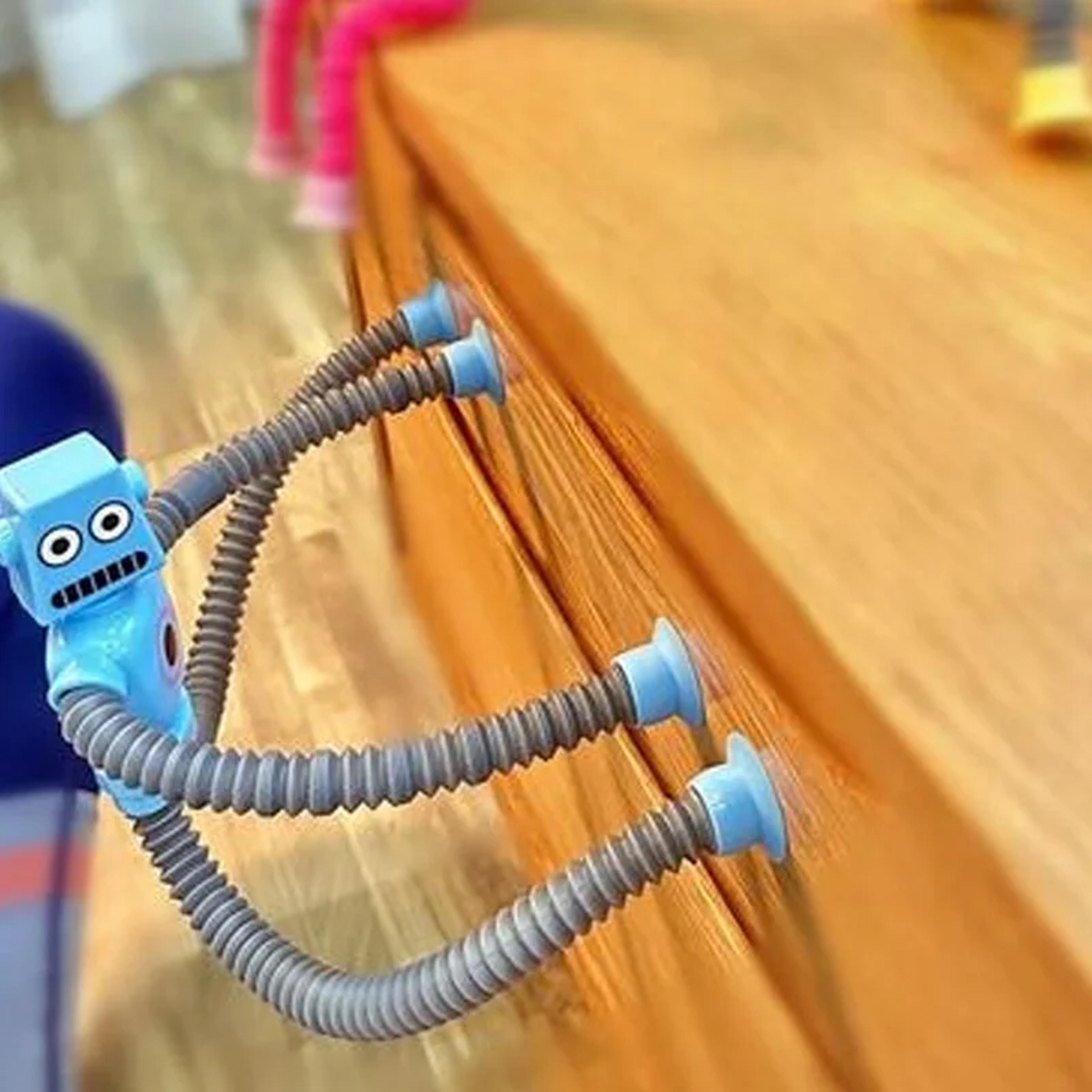 Suction Cup Telescopic Tube Robot Shape Stretch Tube Giraffe Educational Decompression Toy 1