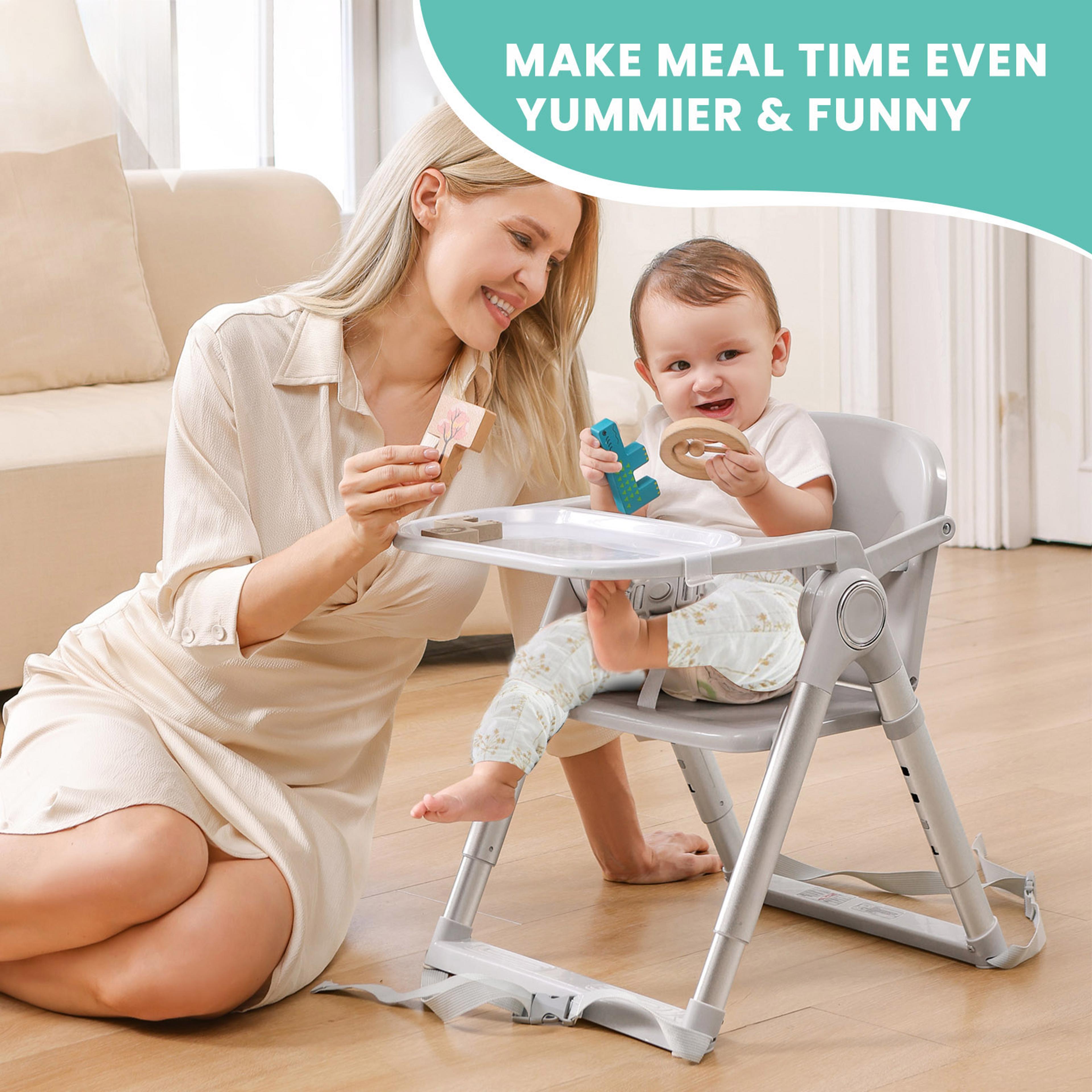 Portable Baby Feeding Seat Folding High Chair For Dining Toddler Booster Seat 2