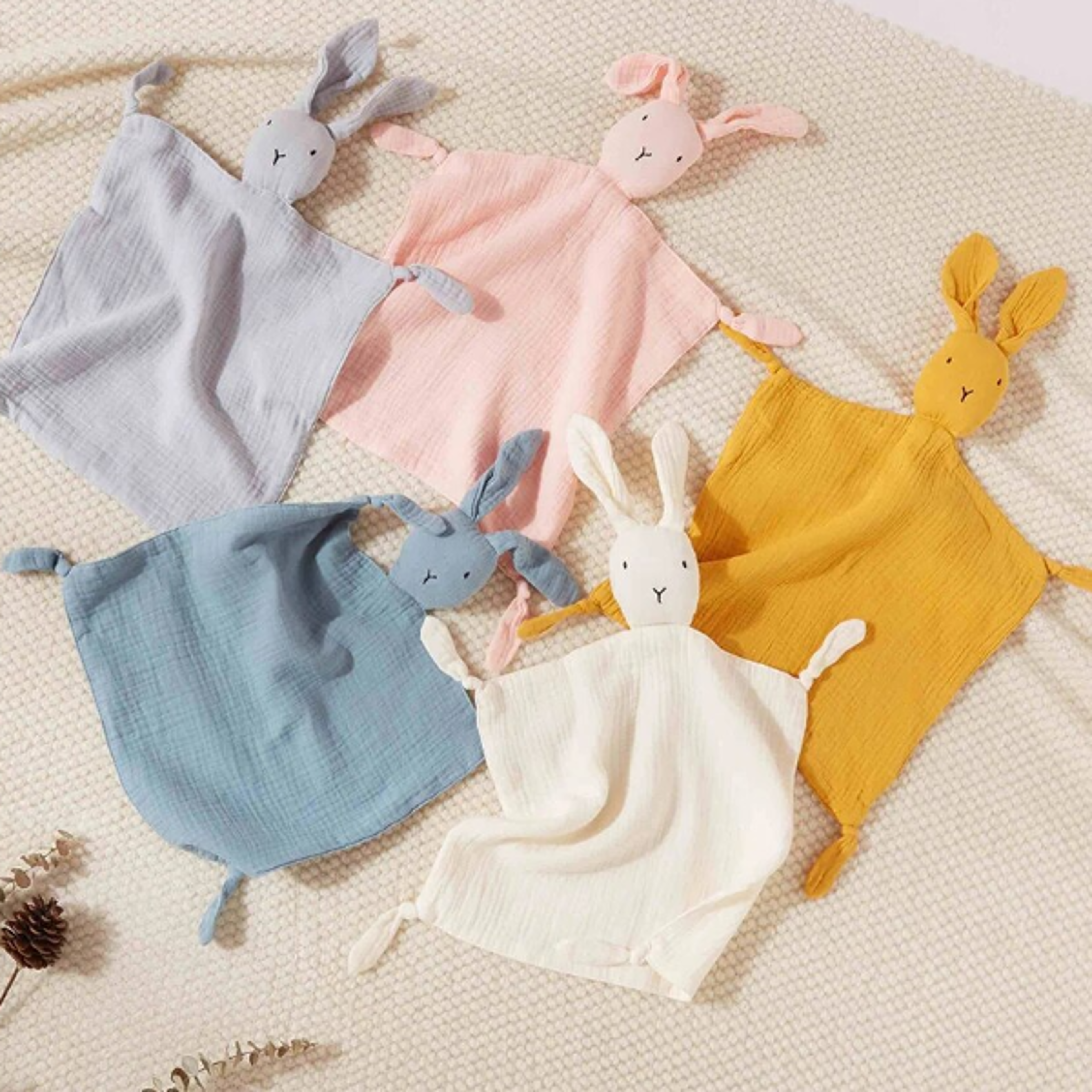 cotton comforter blanket, muslin baby comfort towel, soft newborn sleeping dolls, sleep toy kids fashion