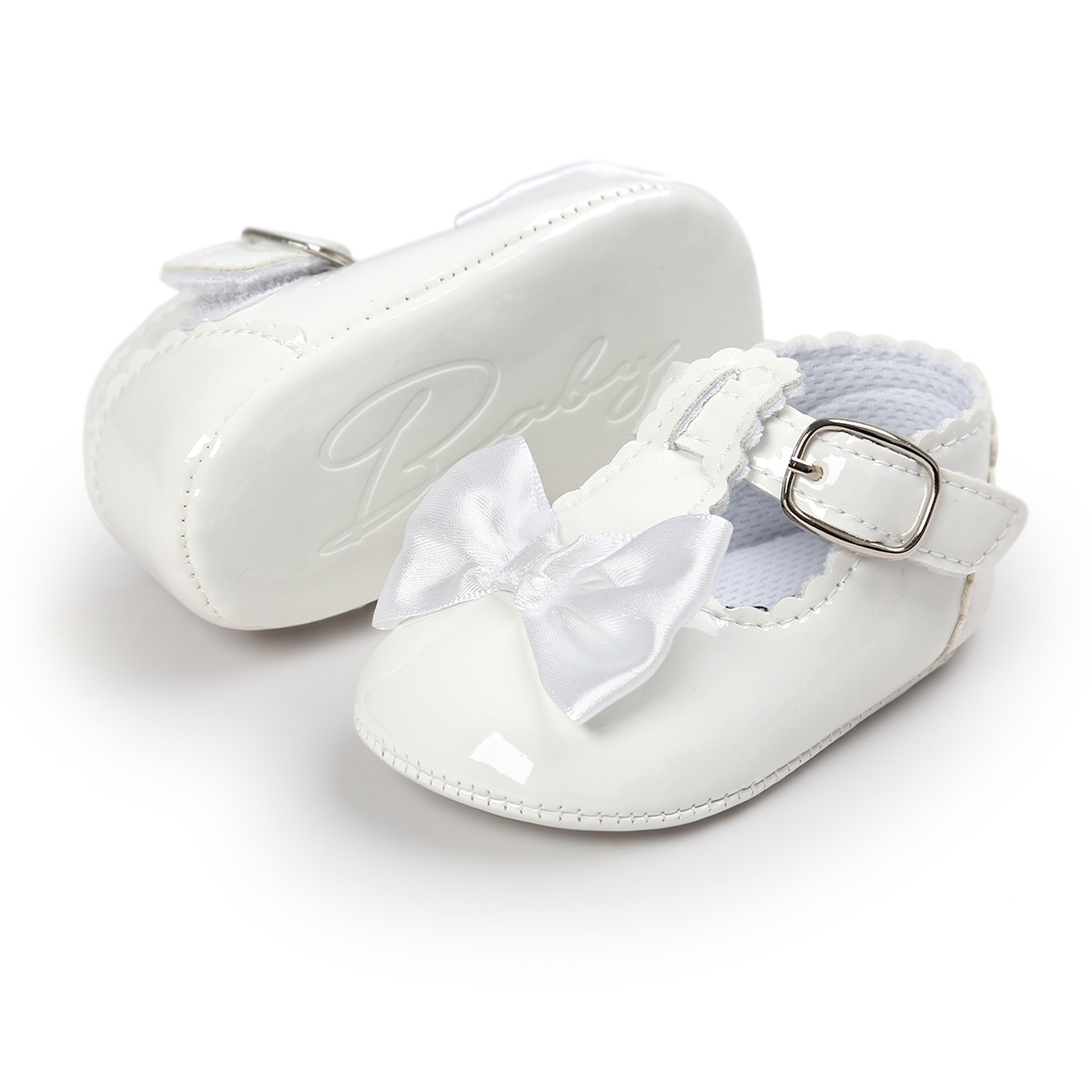 Baby Girls Shoes Meckior Antislip Rubber Sole Toddler Dress Shoes 2
