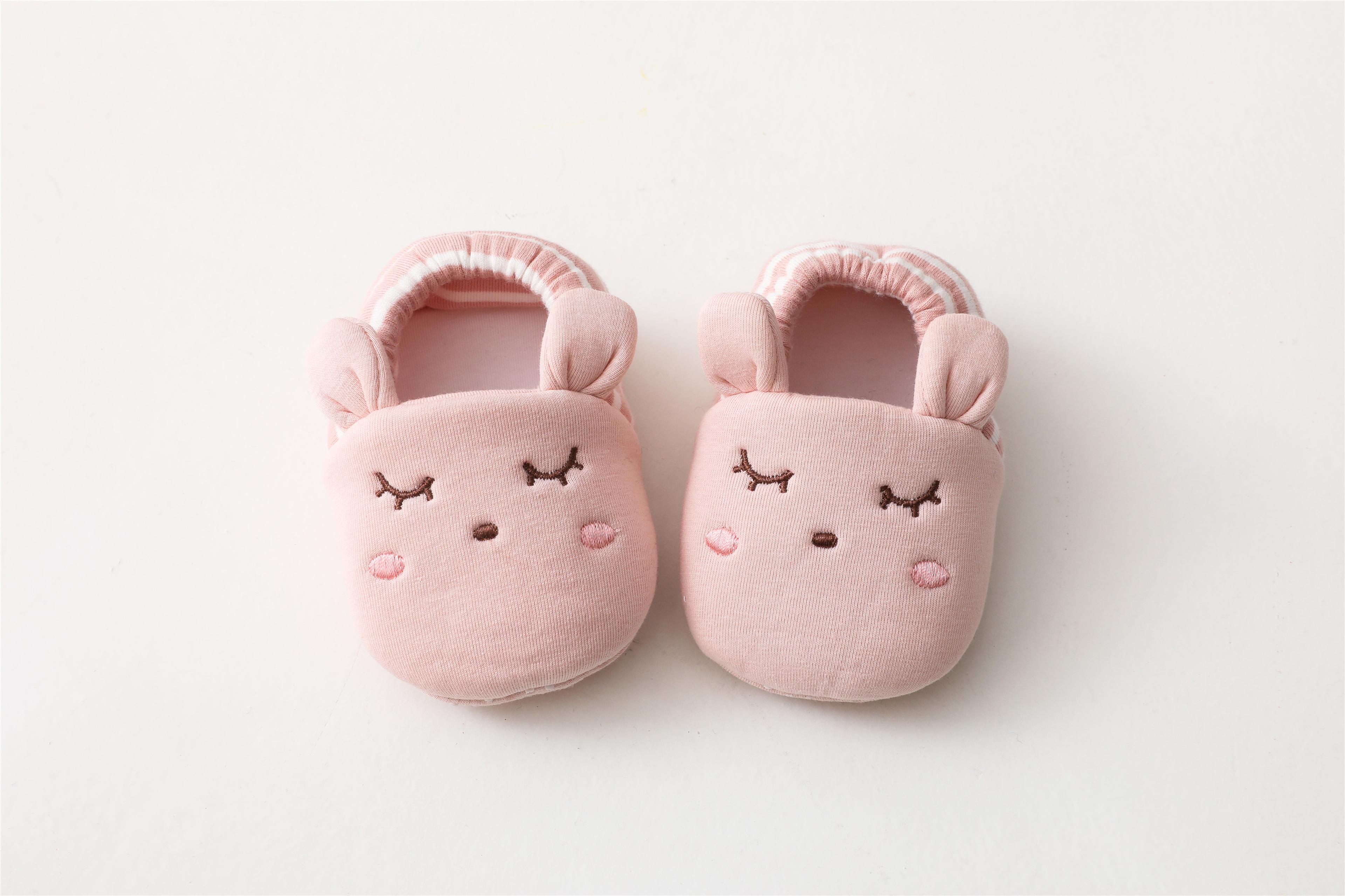 Cartoon Animals Baby Slippers Soft NonSlip First Walkers 5