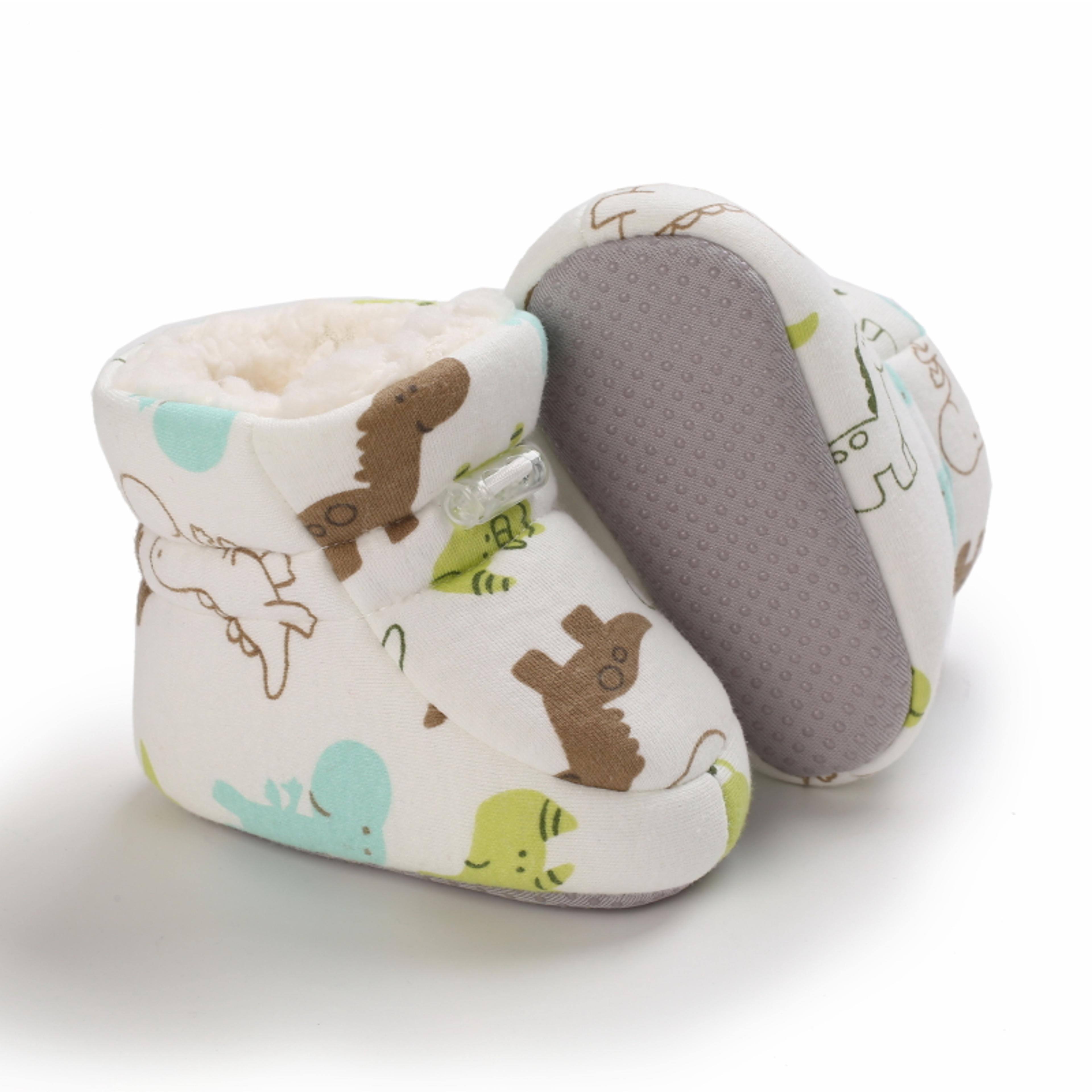 Newborn Winter Snow Boots Boys And Girls Soft Warm Cartoon Printed Baby Fashion Boots 2