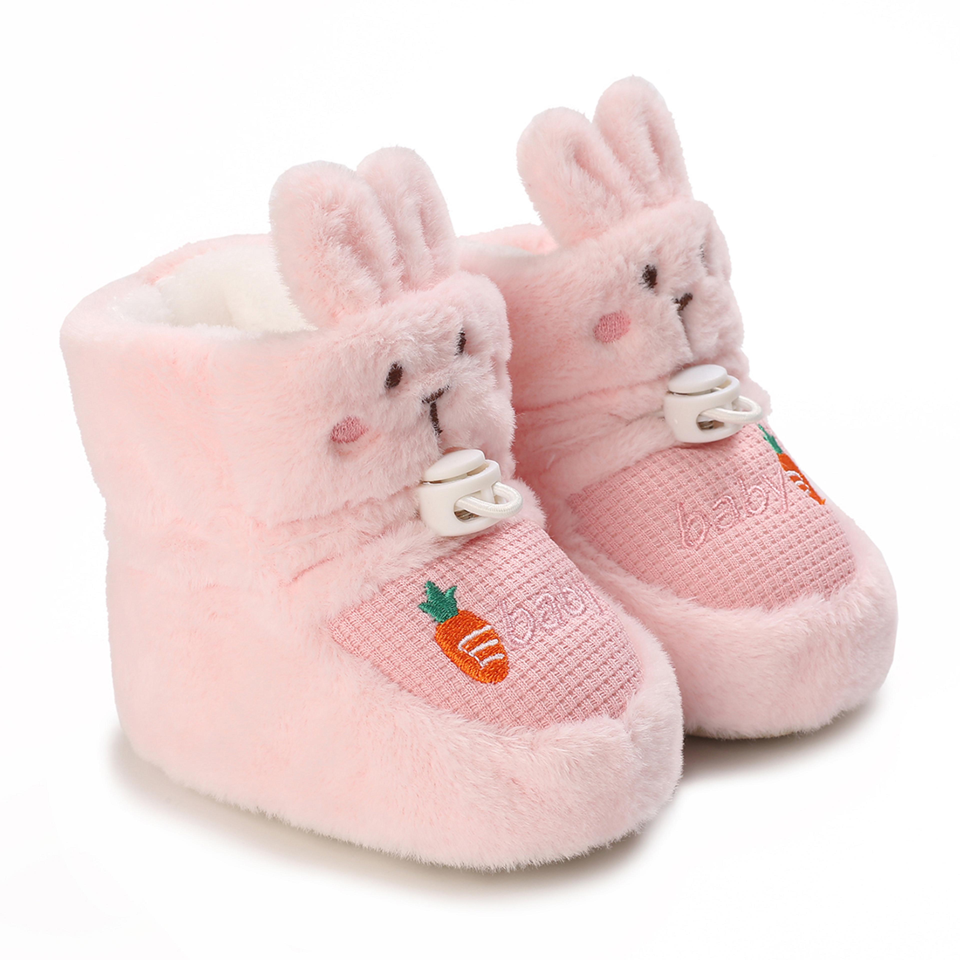 Cartoon Winter Baby Boots AntiSlip Toddler Shoes Cute Walking Booties 8