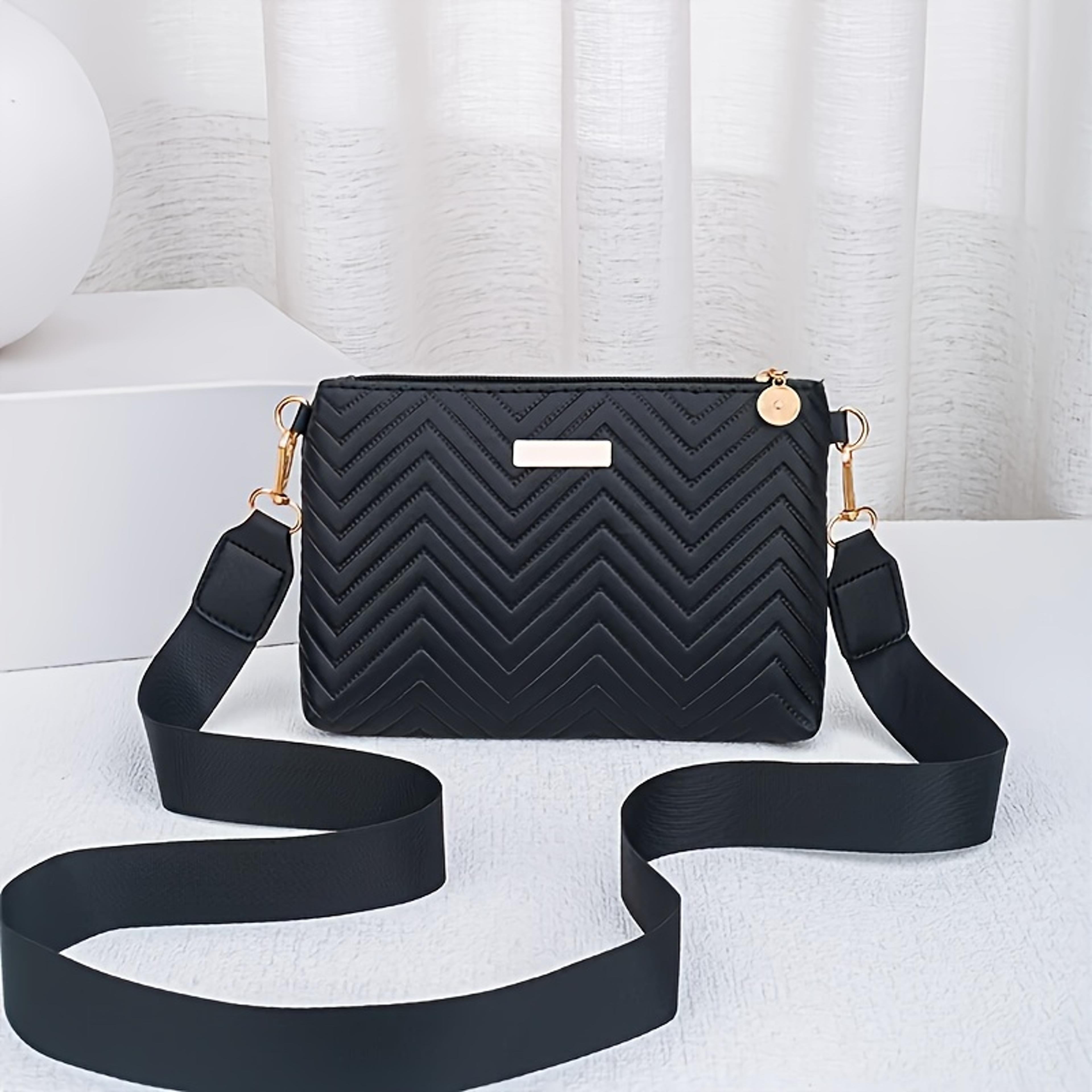 solid color chain crossbody bag, minimalist small shoulder purse for women, elegant everyday handbag