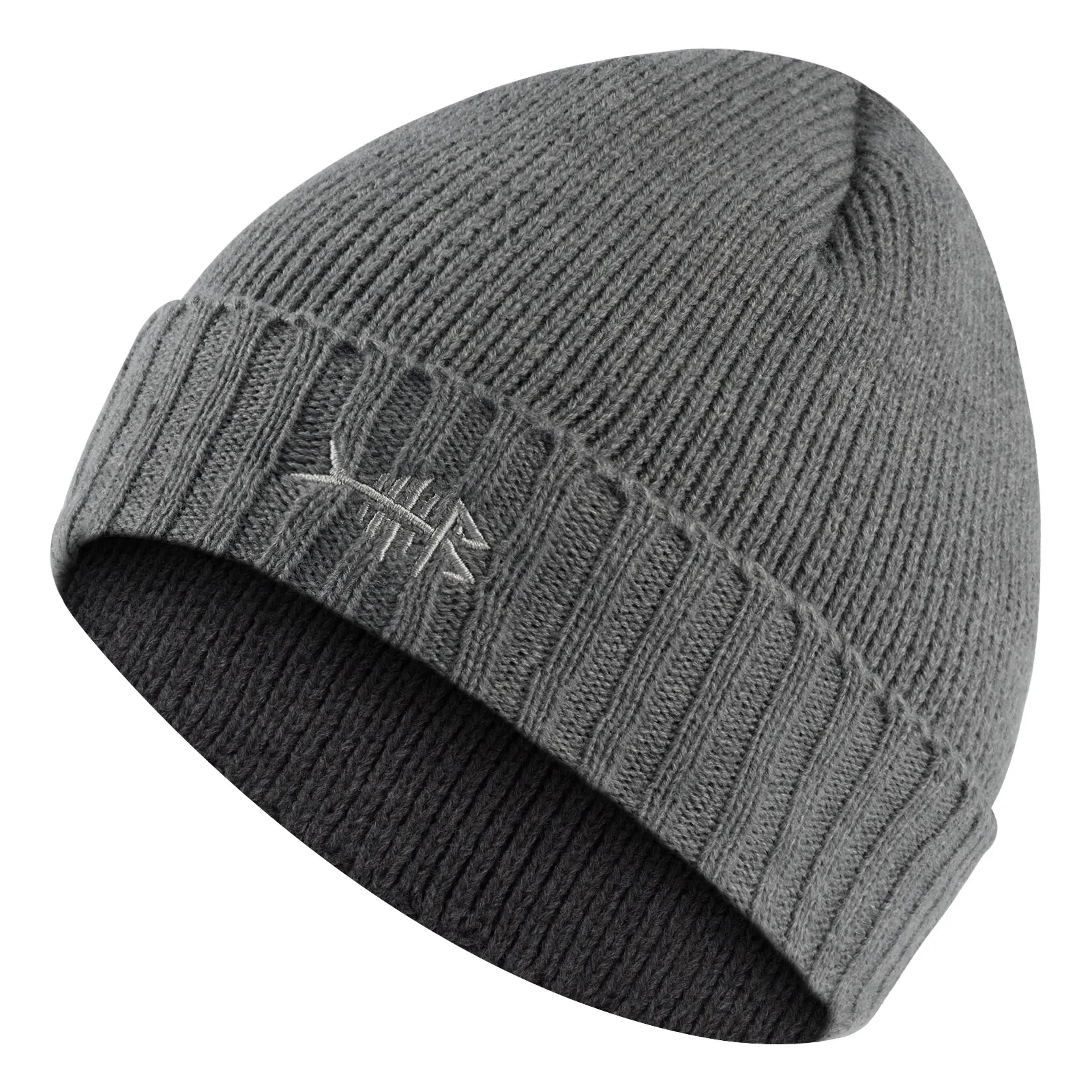 winter beanie hats with fleece lining thick warm for men women stretchy fit unisex cuffed knit hat