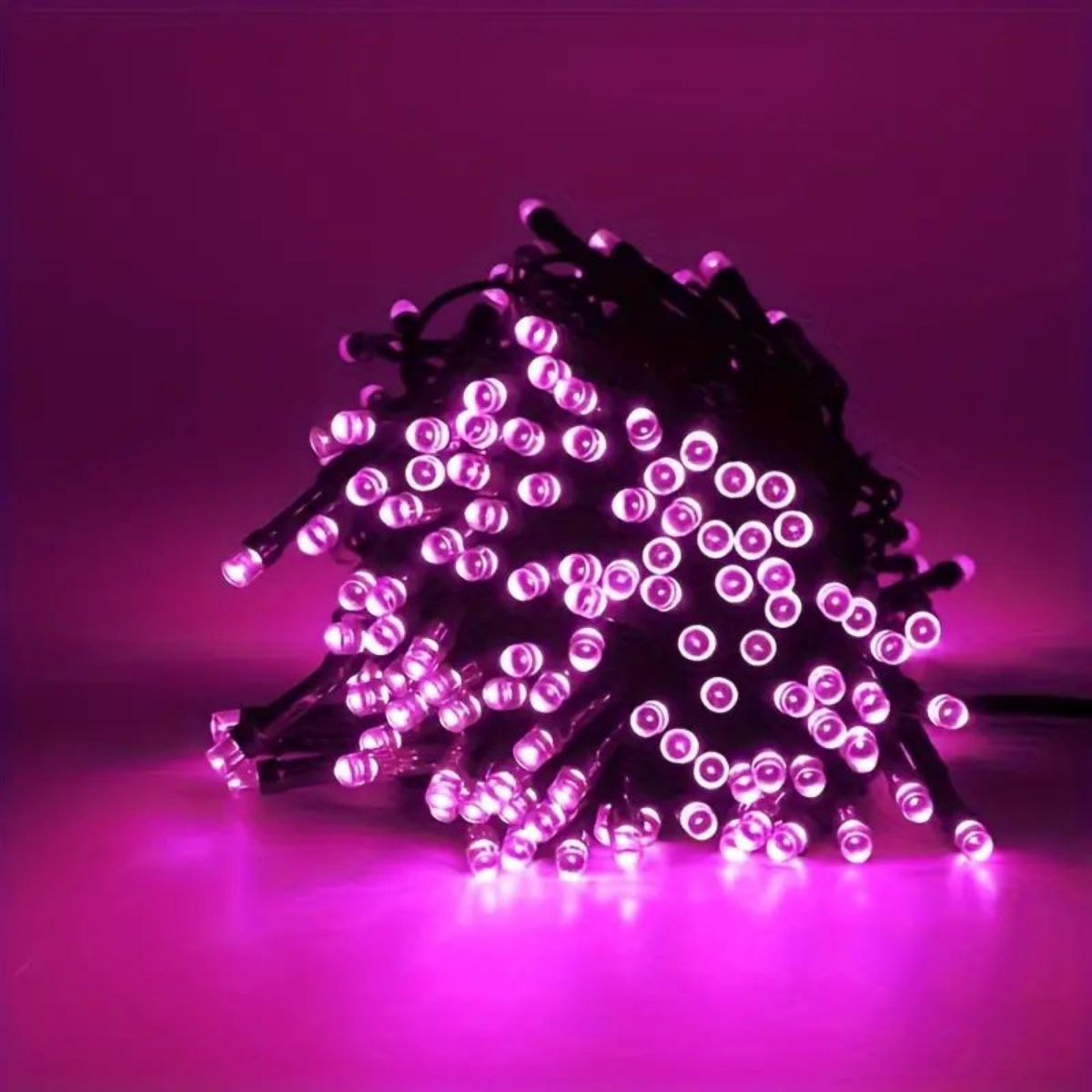 shimmering leds, sparkling pink fairy lights, valentines day wedding christmas decor, enchanting modes